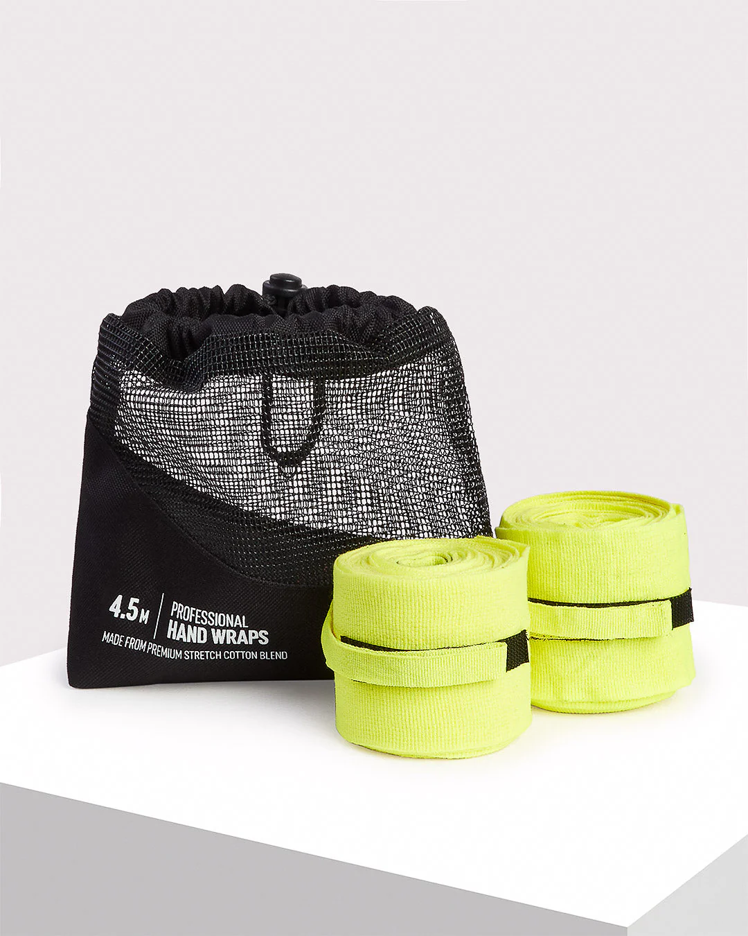 180" BOXRAW Hand Wraps - Yellow - Image 3