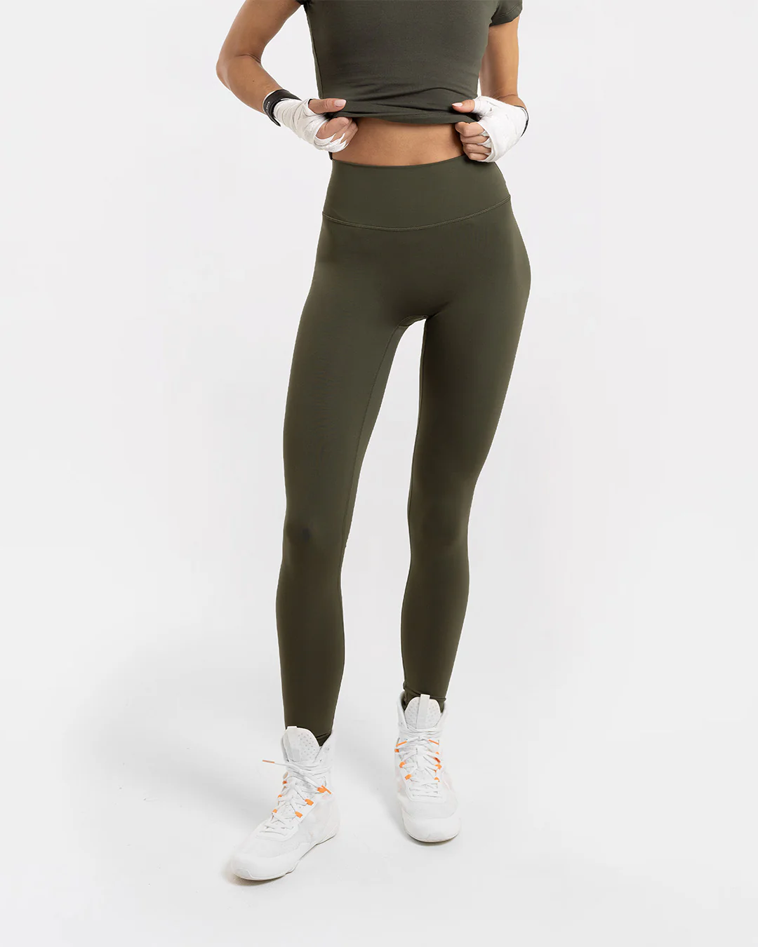 Annie Leggings - Dark Olive - Image 4