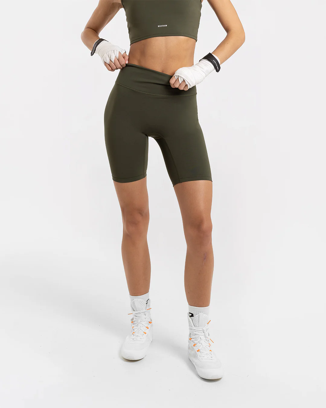 Annie Shorts - Dark Olive - Image 3