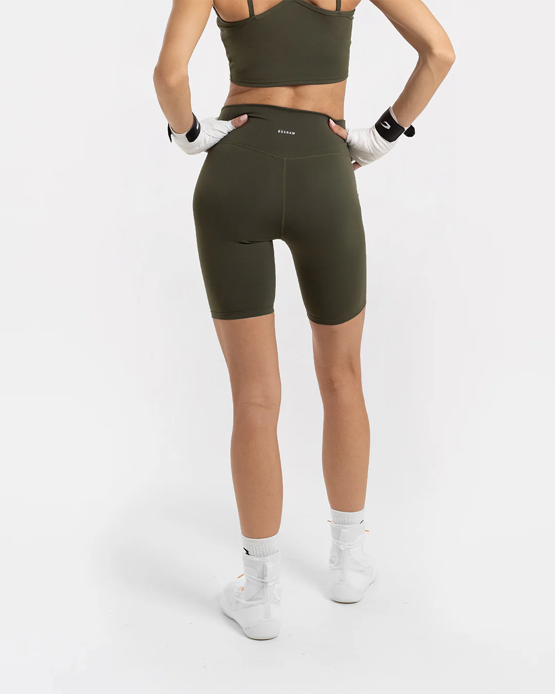 Annie Shorts - Dark Olive - Image 4