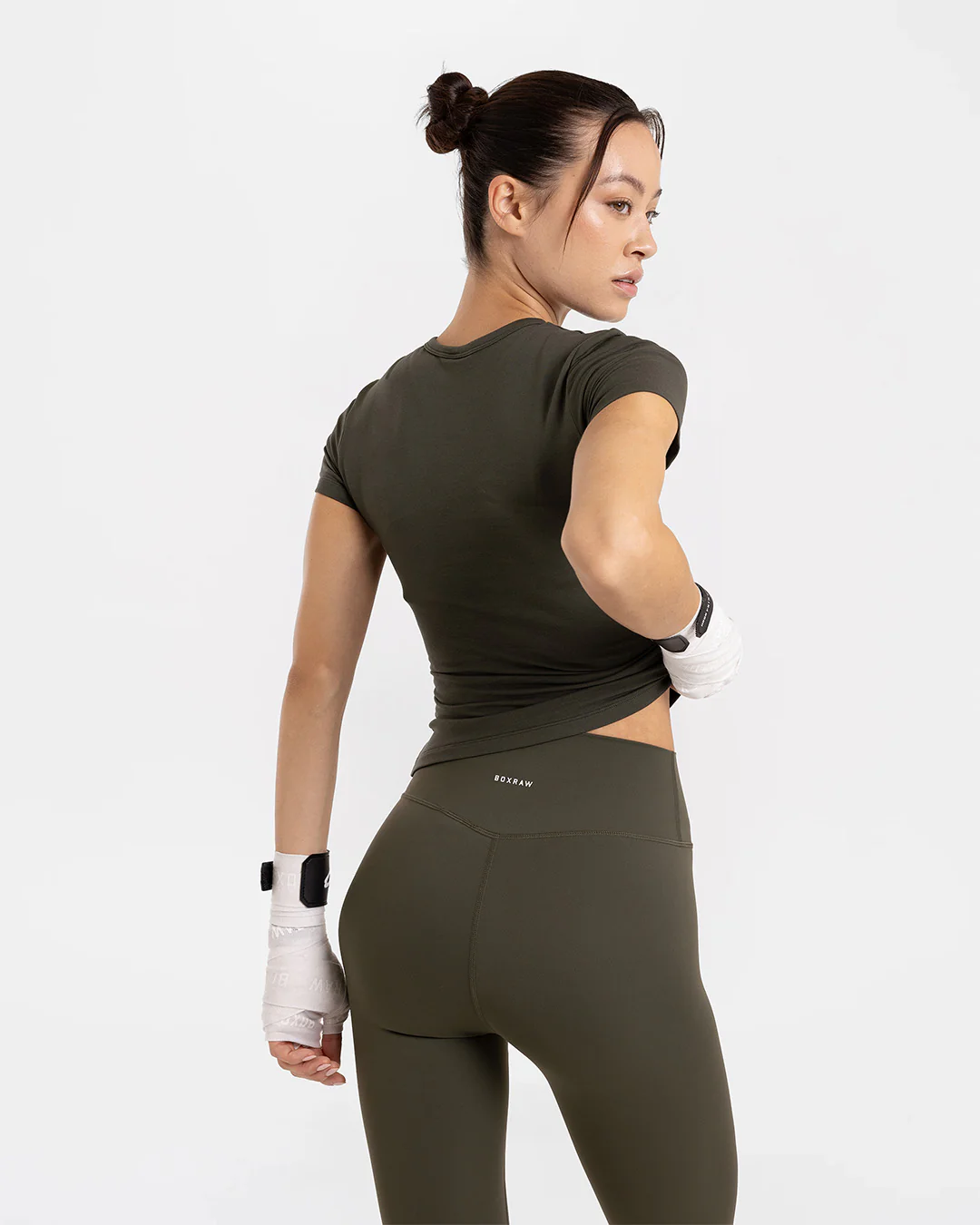 Annie T-Shirt - Dark Olive - Image 4