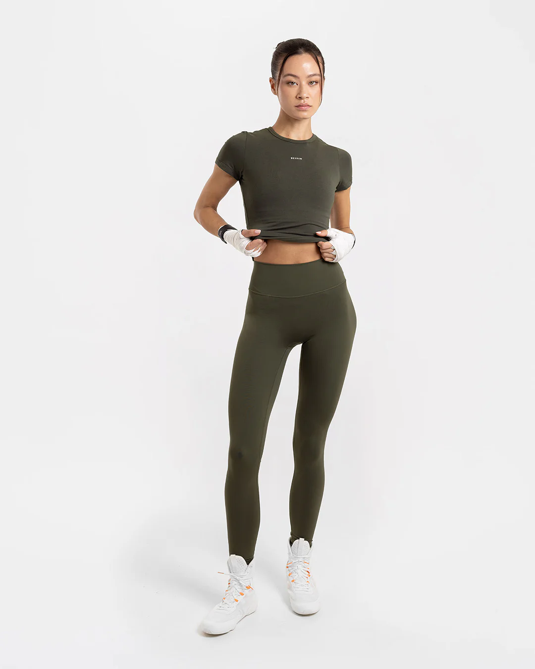 Annie T-Shirt - Dark Olive - Image 7