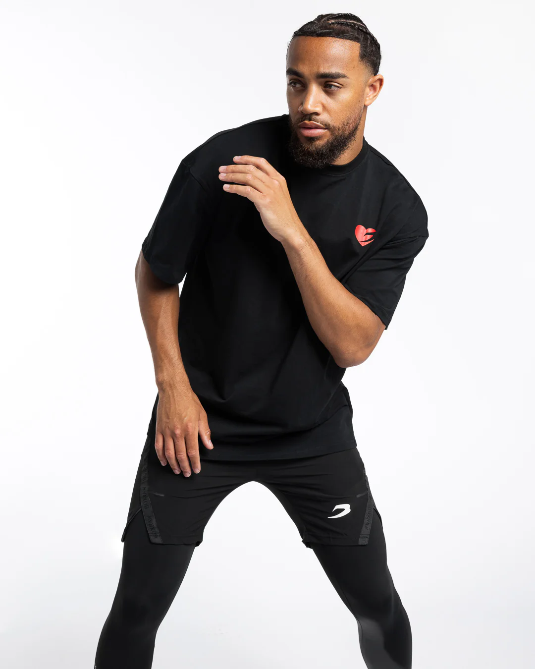 Boxing is Love Oversized T-Shirt - Black - Image 4