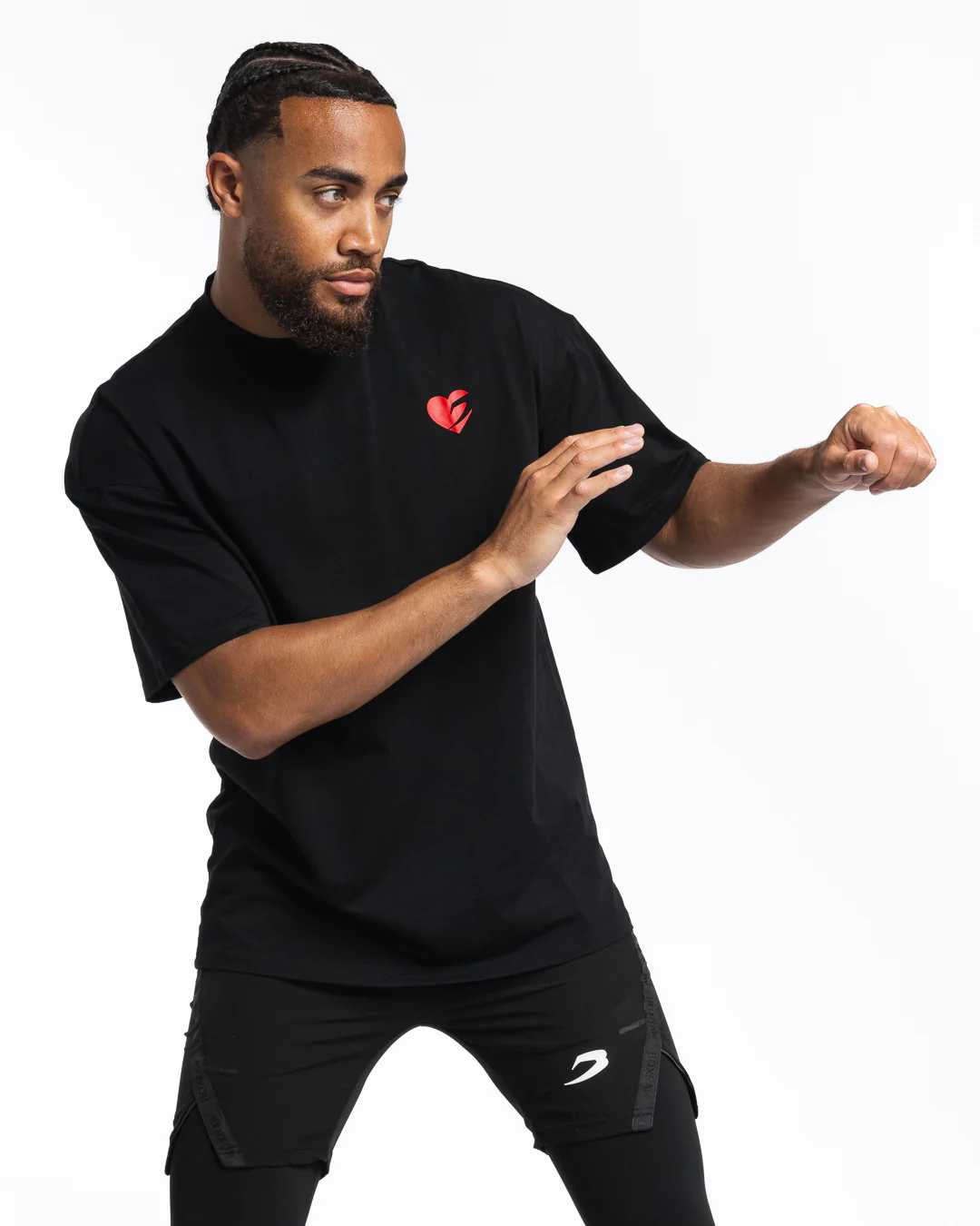 Boxing is Love Oversized T-Shirt - Black - Image 5