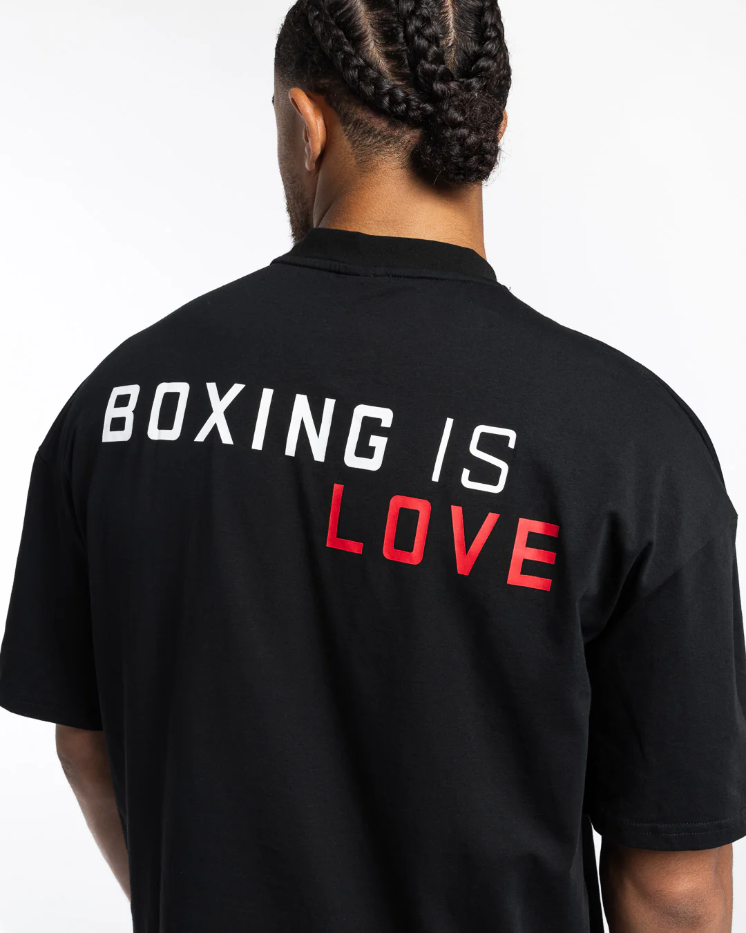 Boxing is Love Oversized T-Shirt - Black - Image 7