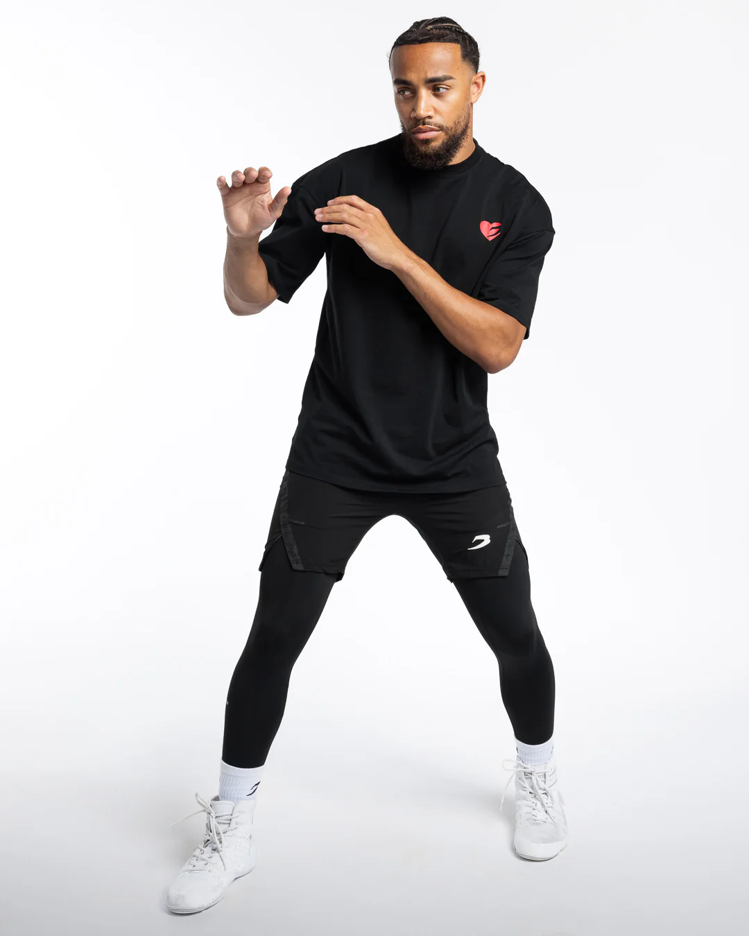 Boxing is Love Oversized T-Shirt - Black - Image 8