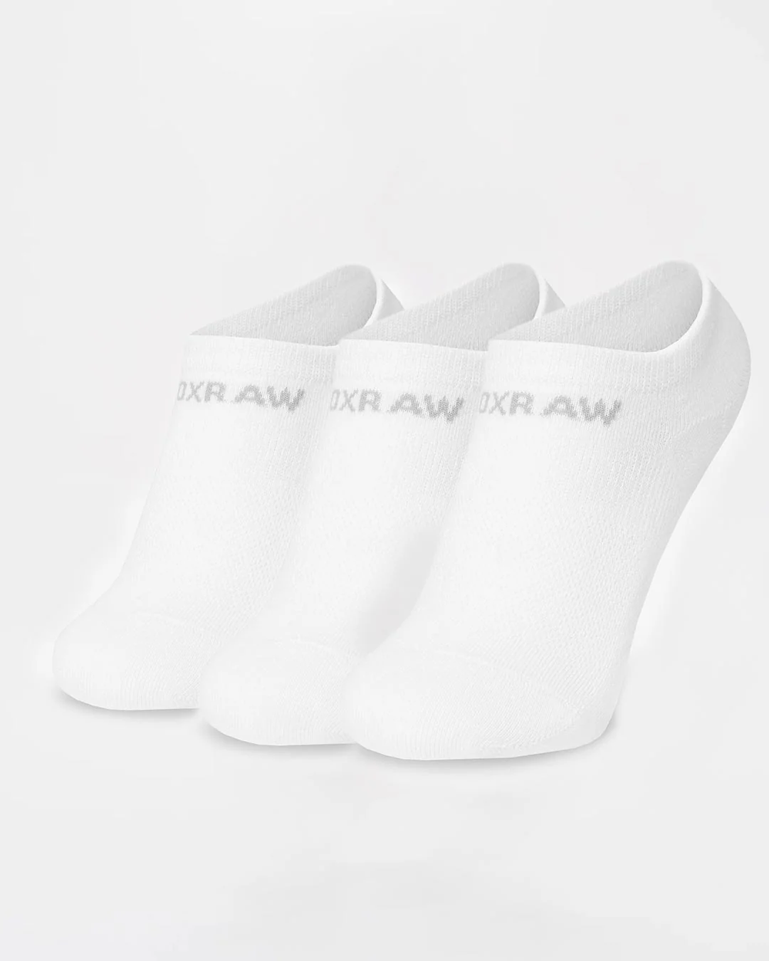 BOXRAW Trainer Socks (3 Pairs) - White - Image 5