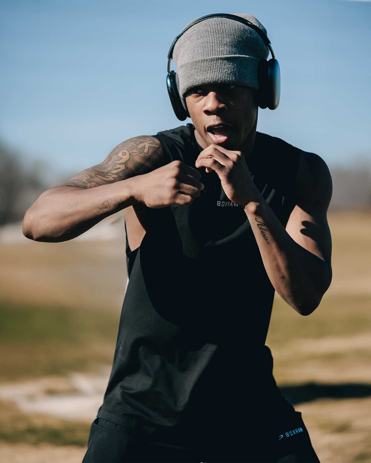 Carter Muscle Tank - Black - Image 3