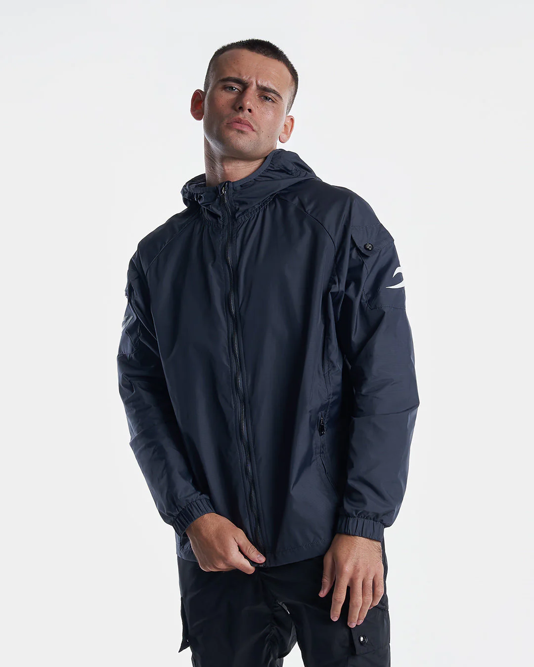 Dundee Windbreaker Jacket - Charcoal - Image 5