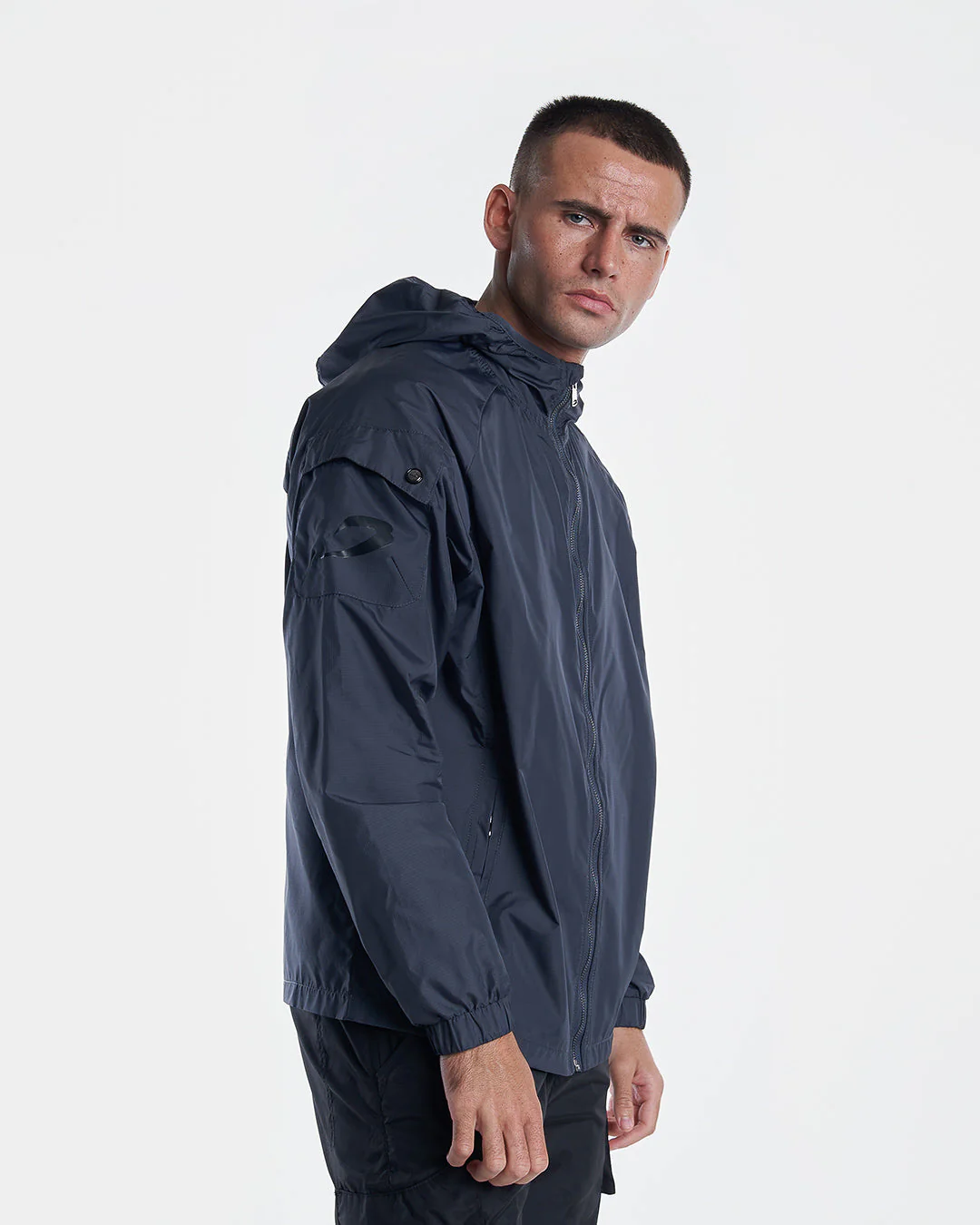 Dundee Windbreaker Jacket - Charcoal - Image 7