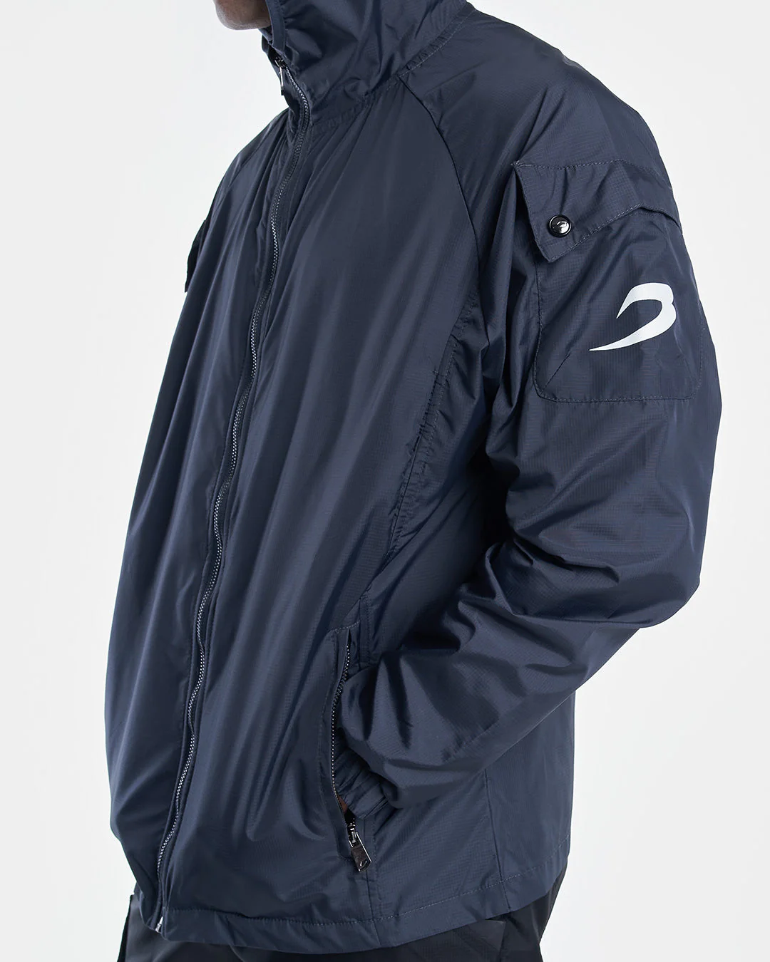 Dundee Windbreaker Jacket - Charcoal - Image 9