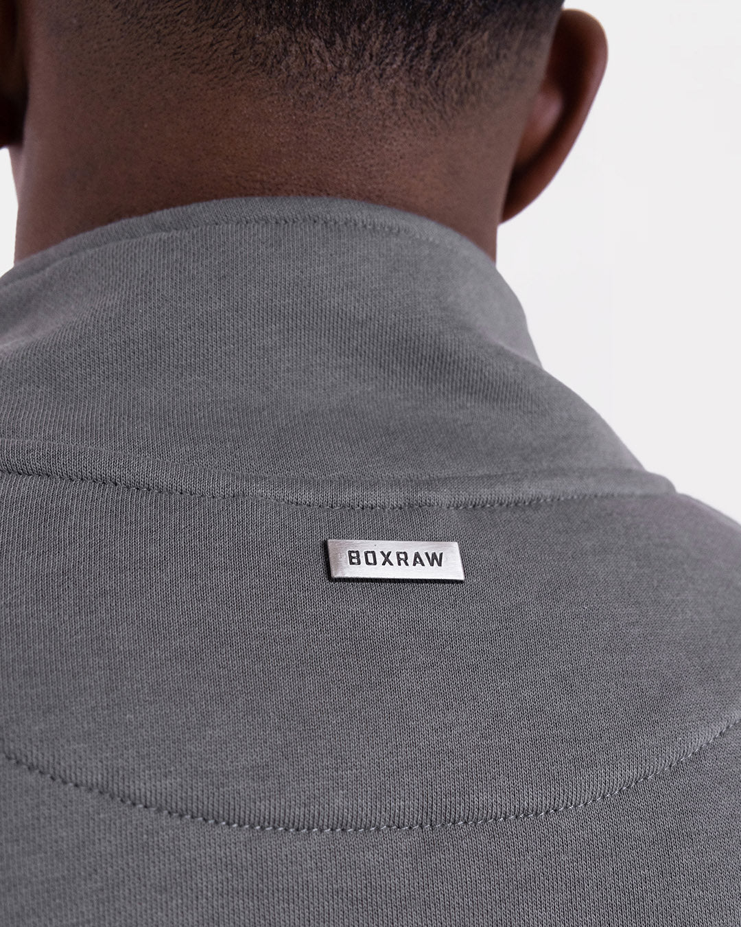 East Street 1/4 Zip - Distressed Grey - Image 8