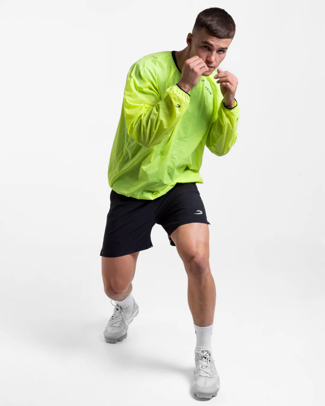Genaro Oversized Windbreaker Crew - Neon Yellow - Image 11