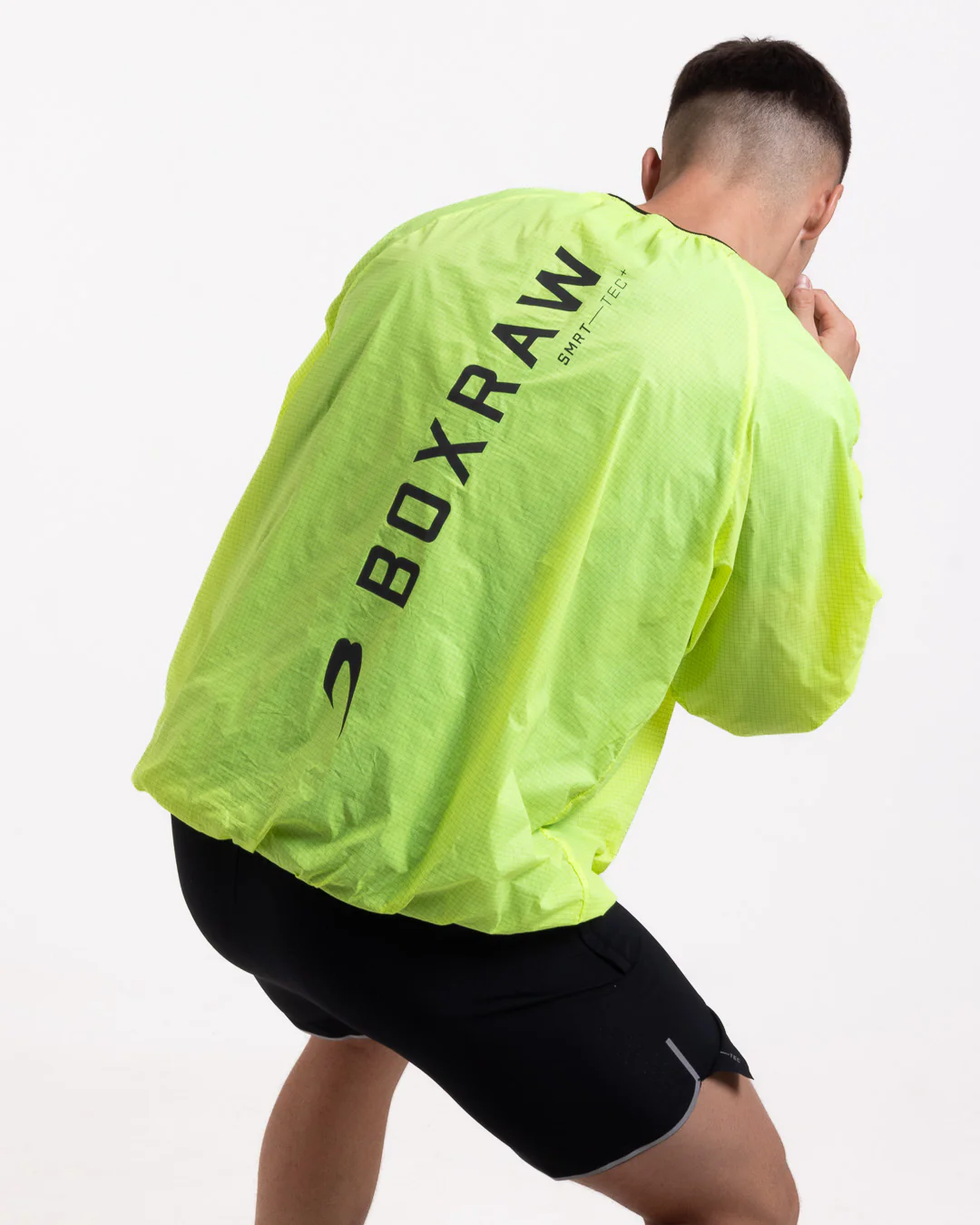 Genaro Oversized Windbreaker Crew - Neon Yellow - Image 6