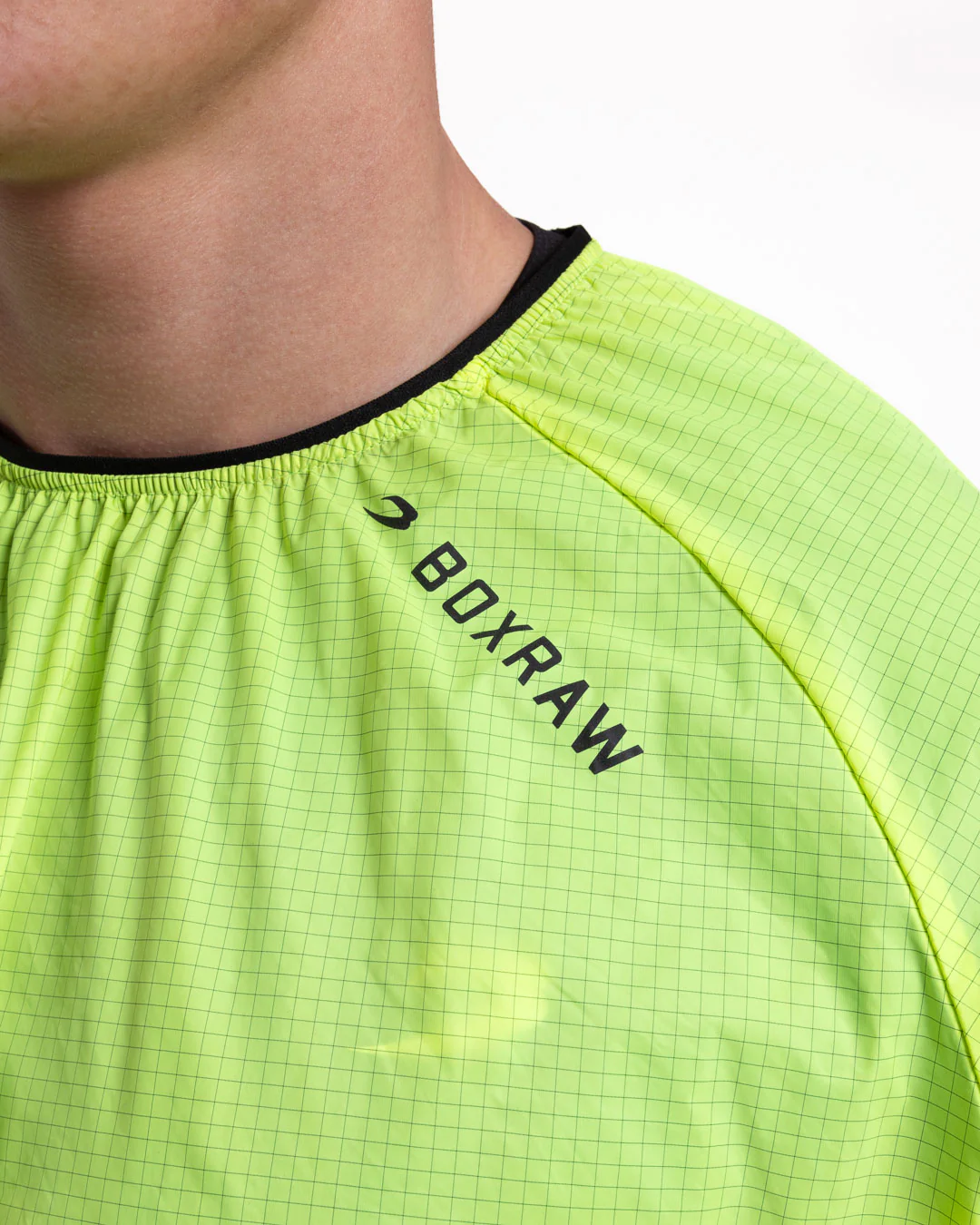 Genaro Oversized Windbreaker Crew - Neon Yellow - Image 9