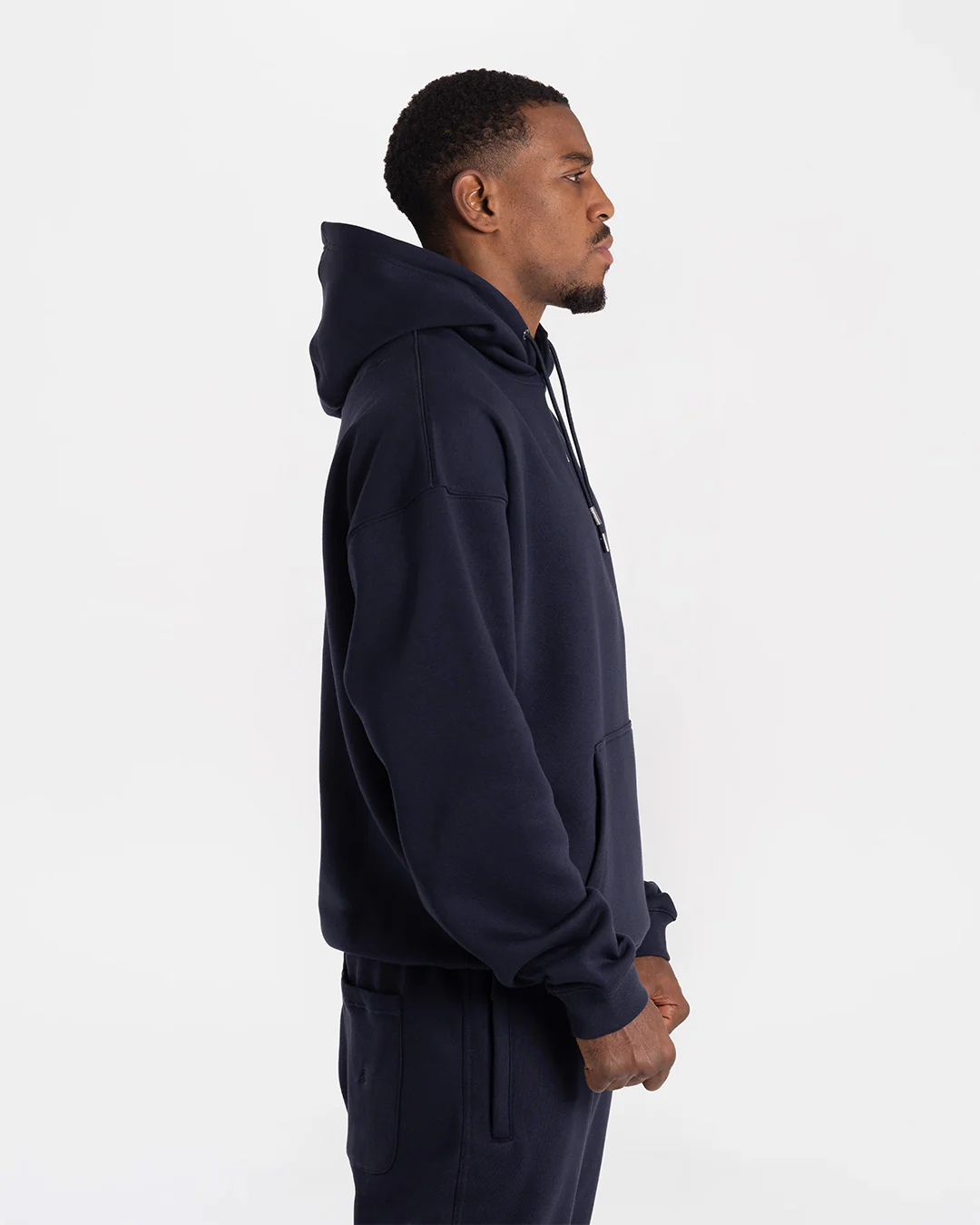 Johnson Hoodie - Navy - Image 4