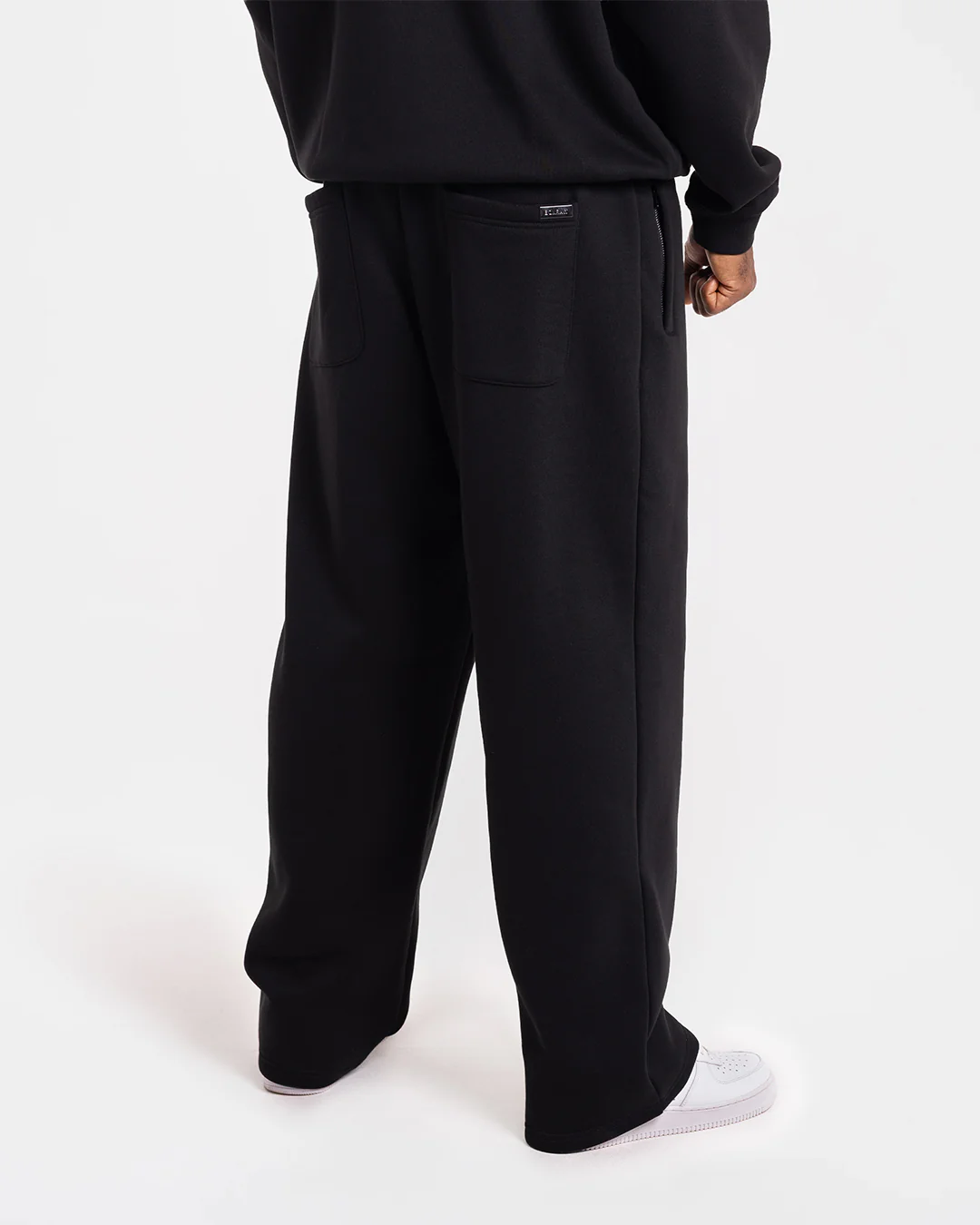 Johnson Straight Leg Joggers - Black - Image 4
