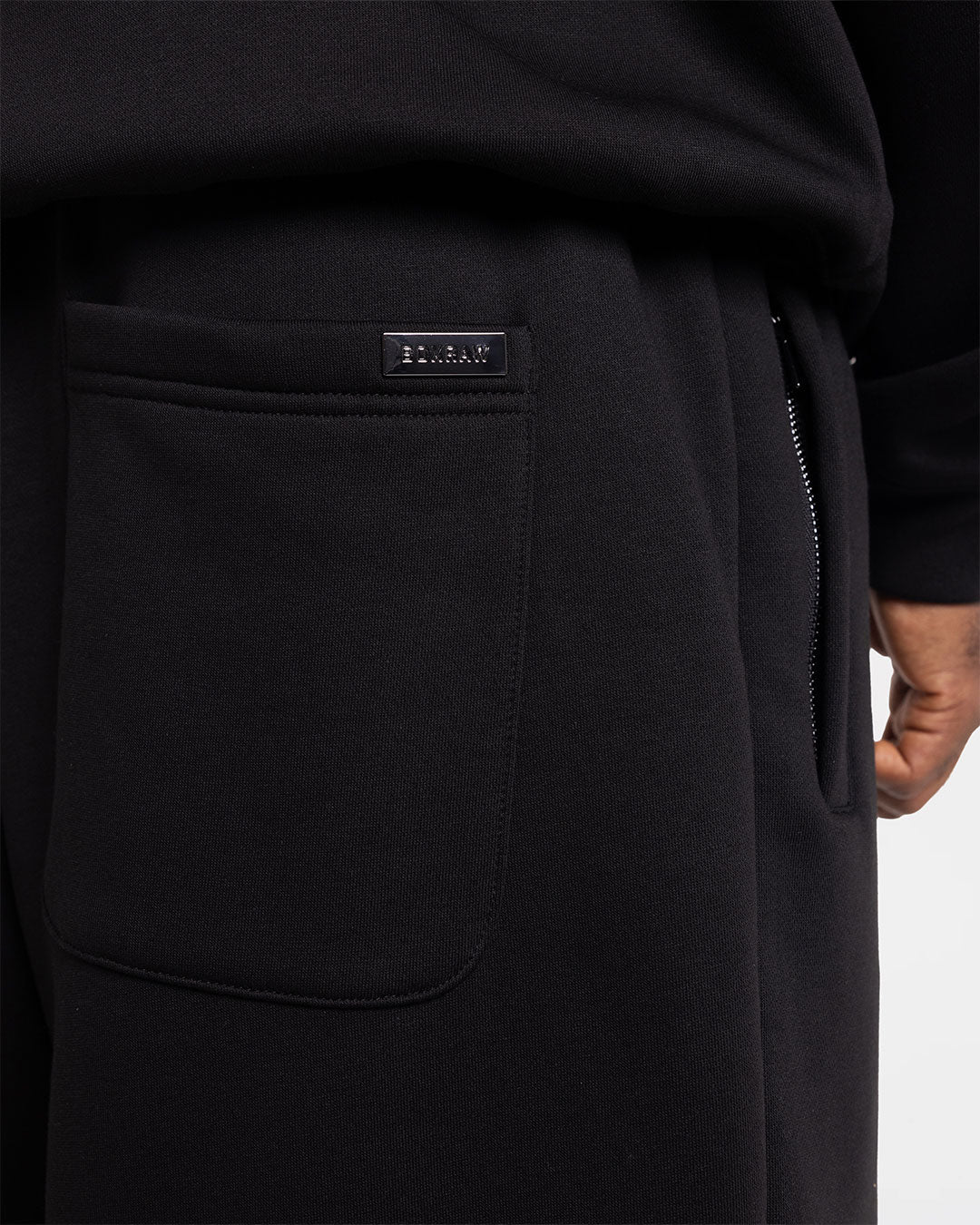 Johnson Straight Leg Joggers - Black - Image 7