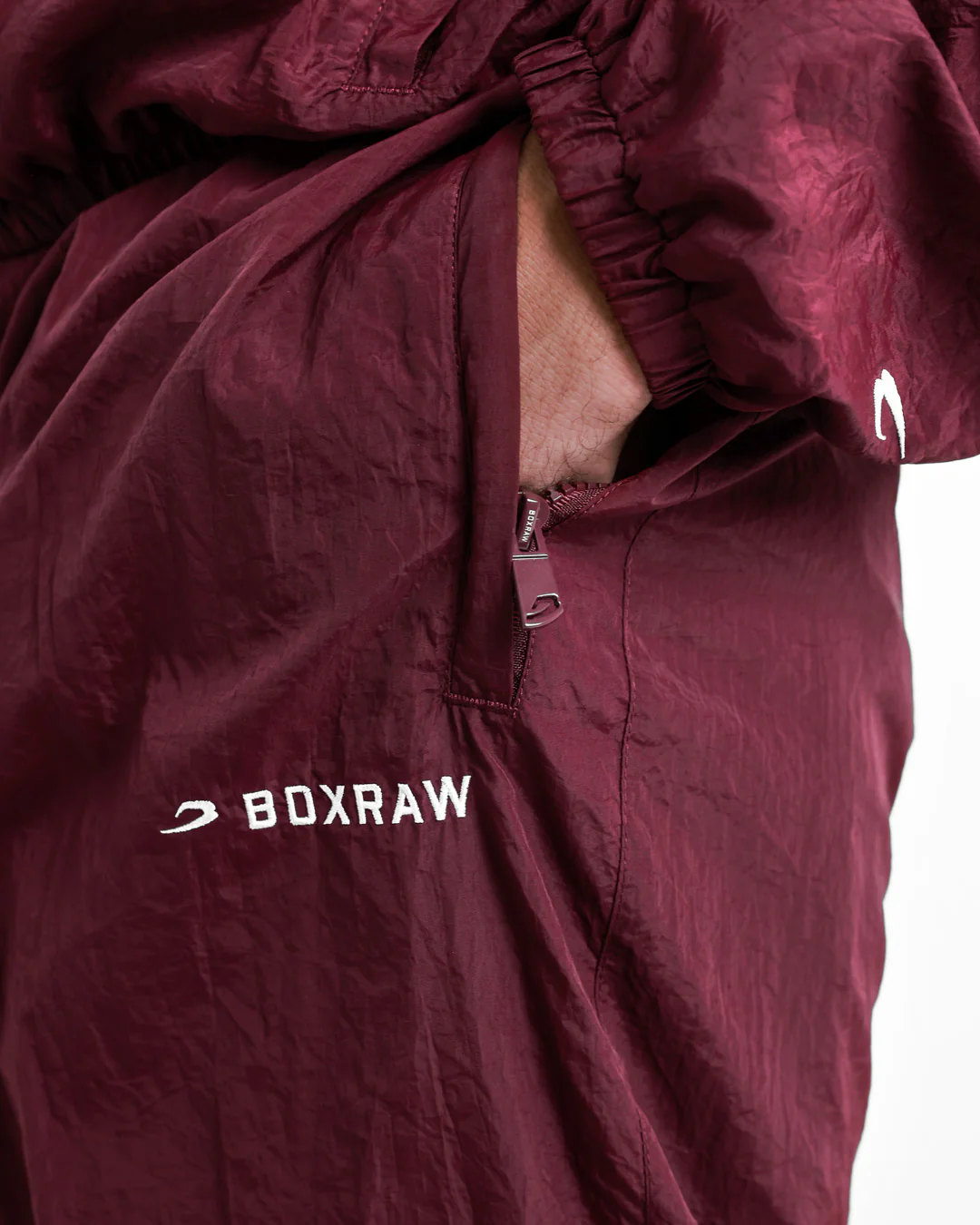 Saxton Track Bottoms - Burgundy - Image 8