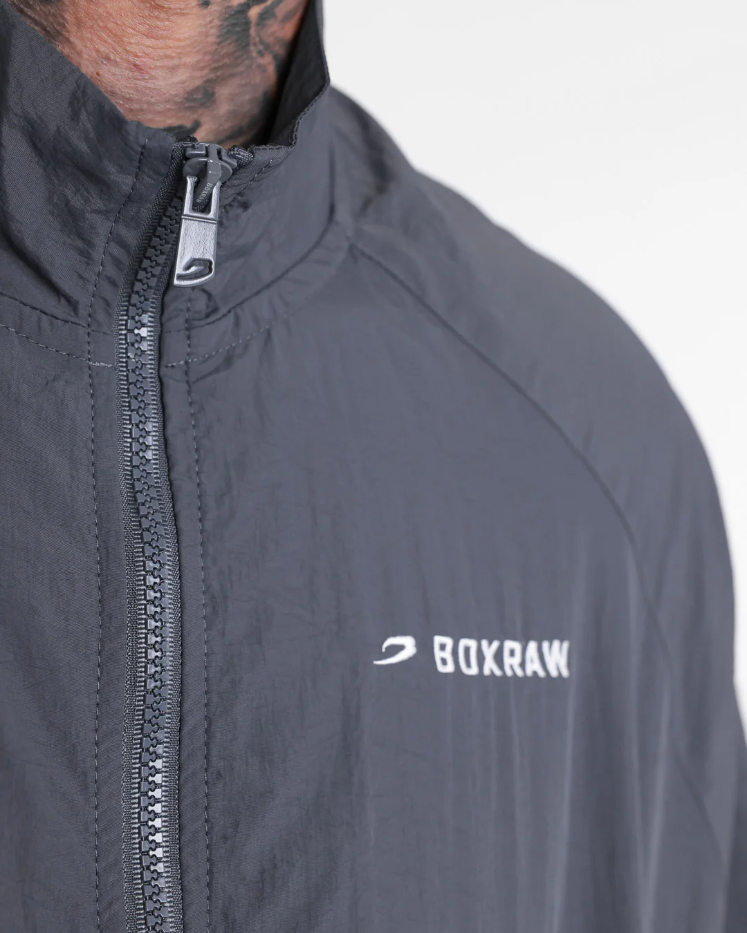 Saxton Track Jacket - Charcoal - Image 10