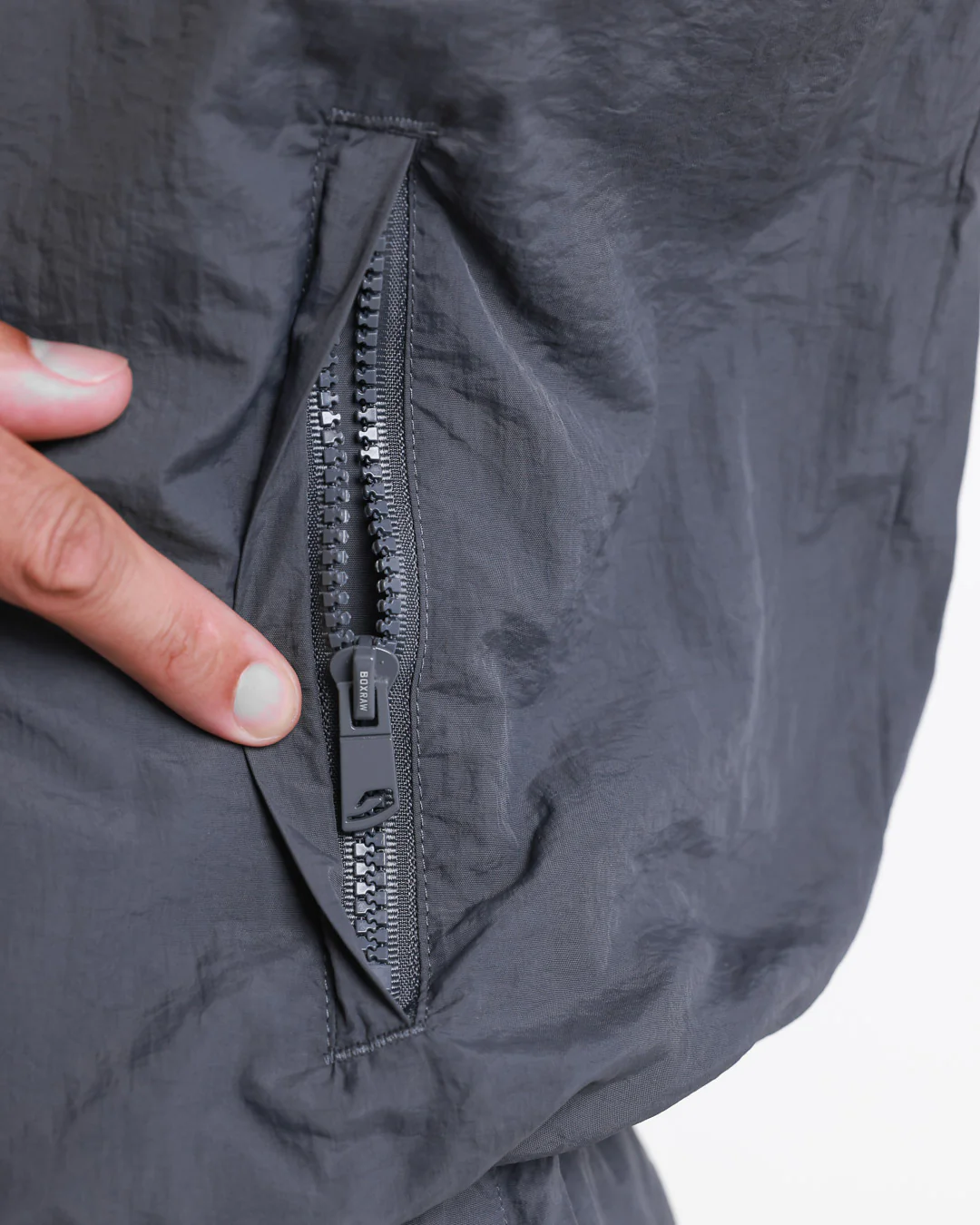 Saxton Track Jacket - Charcoal - Image 11