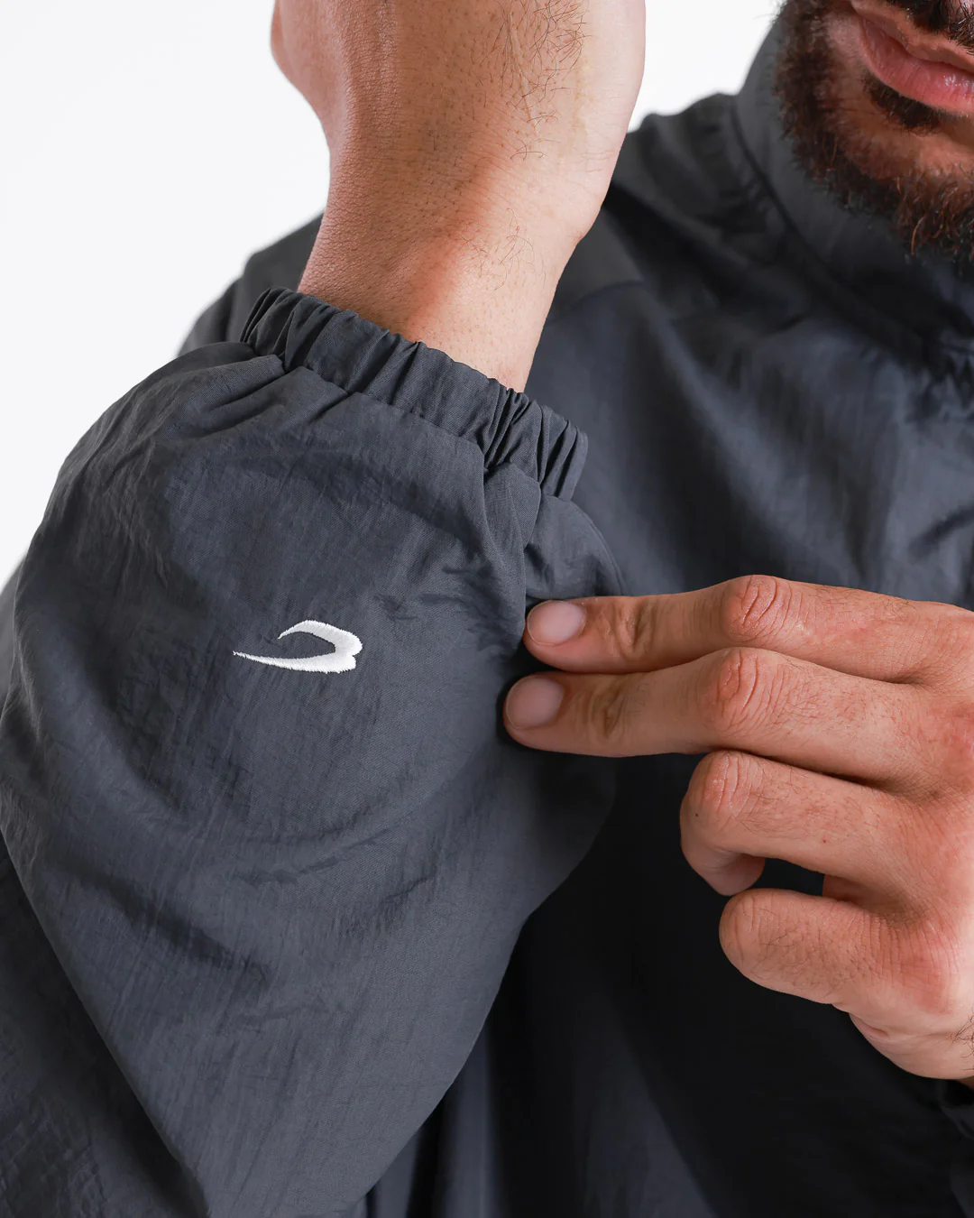 Saxton Track Jacket - Charcoal - Image 12