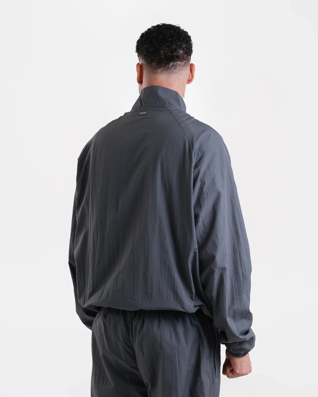 Saxton Track Jacket - Charcoal - Image 7