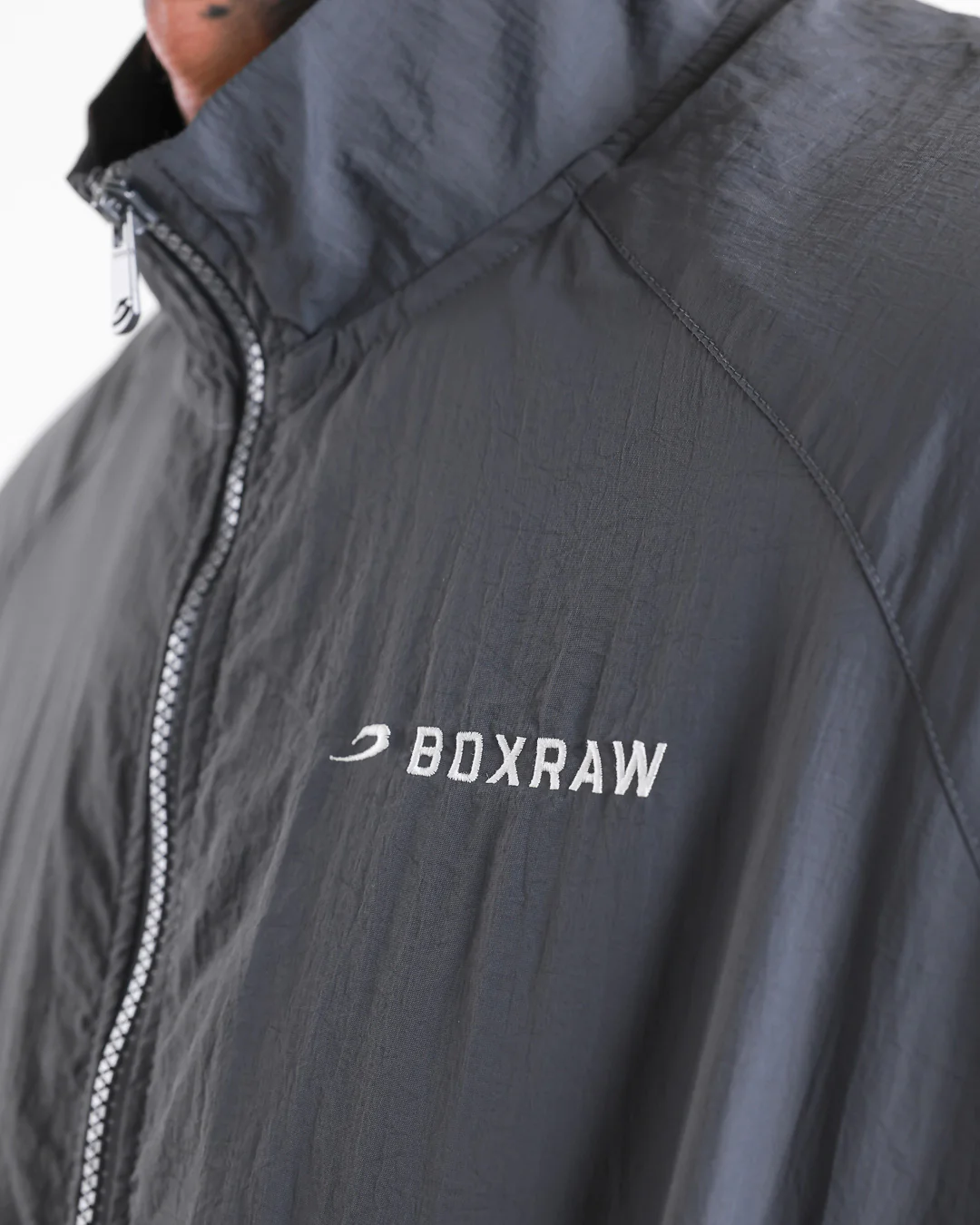 Saxton Track Jacket - Charcoal - Image 9