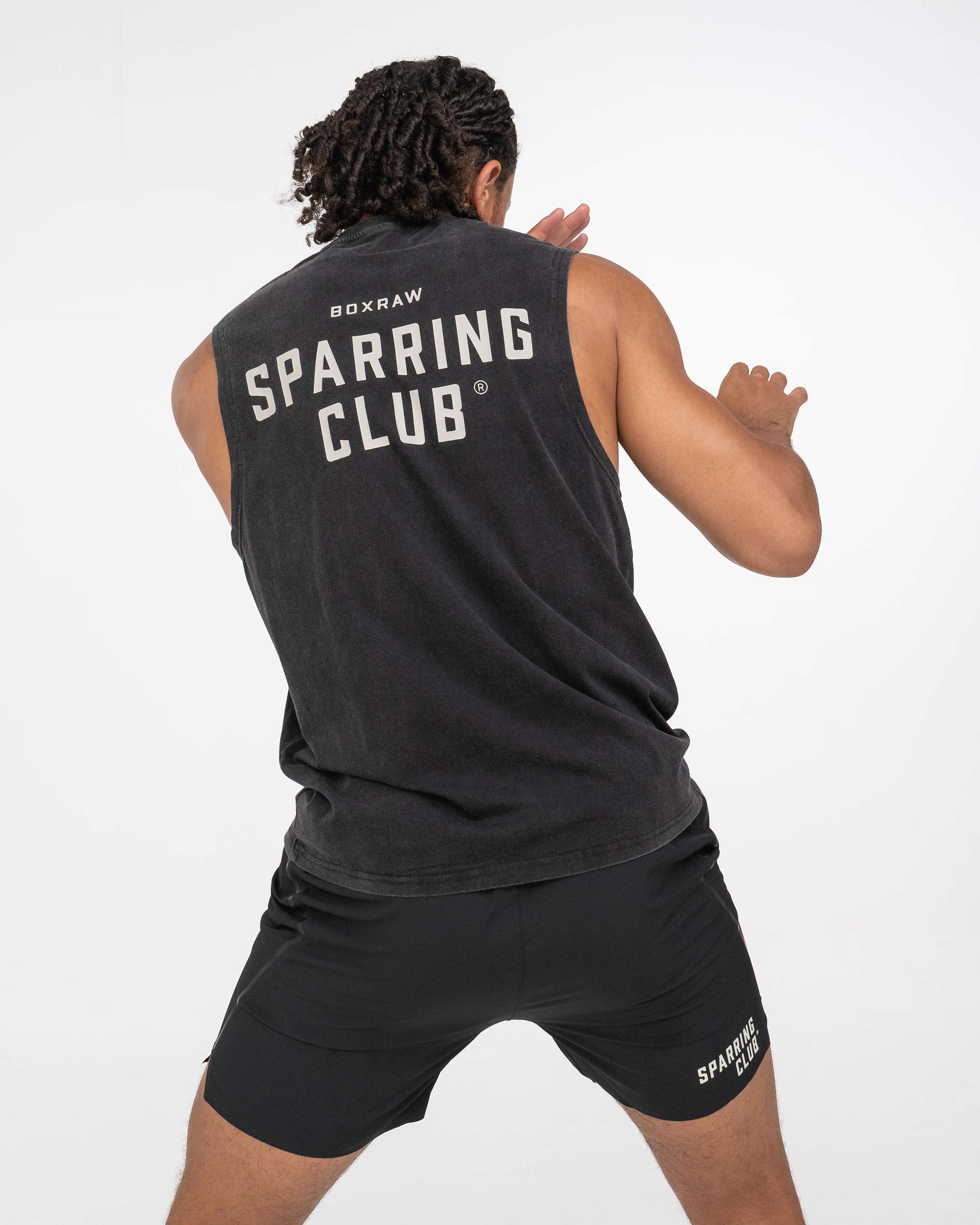 Sparring Club Muscle Tank - Washed Black - Image 4