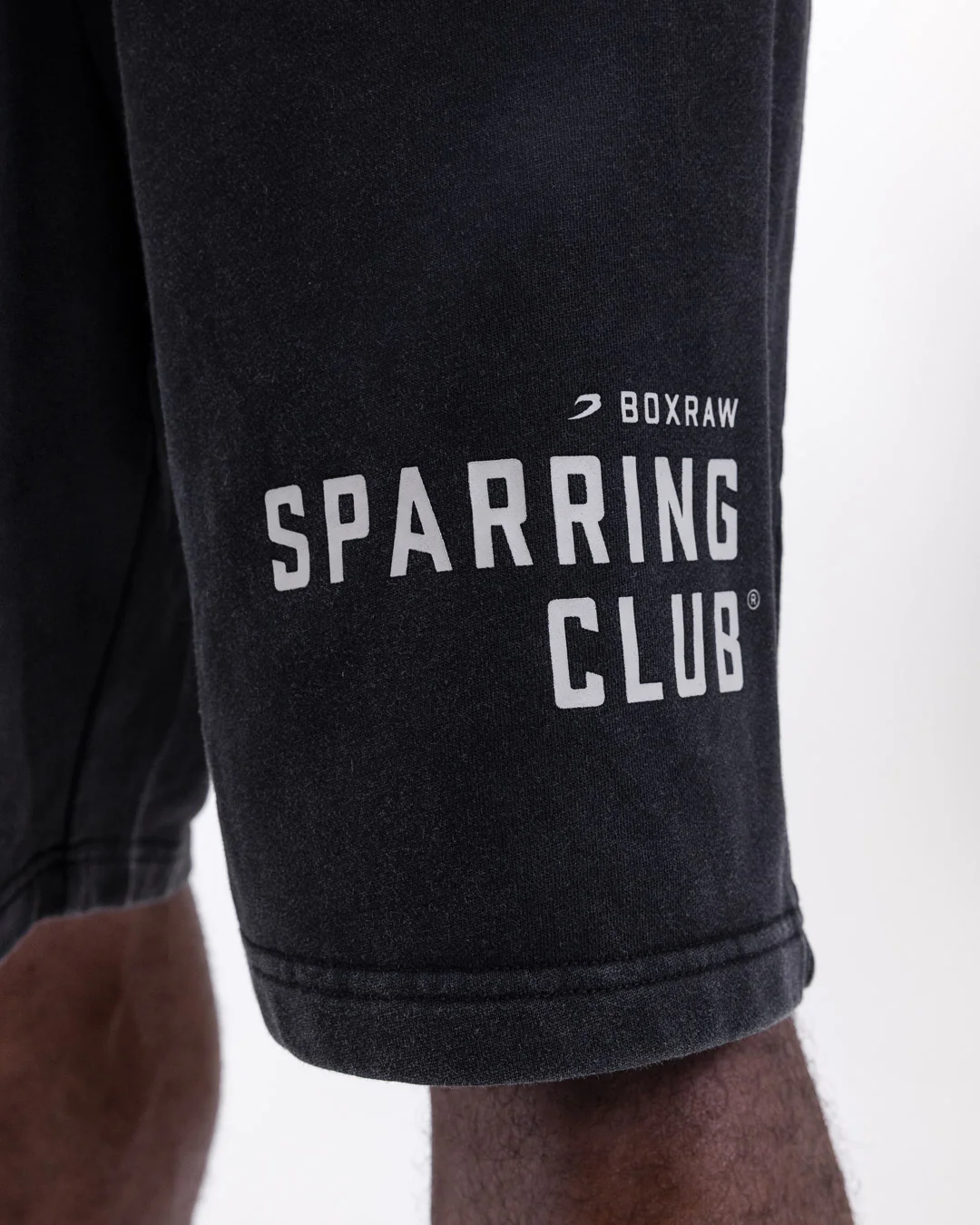 Sparring Club Sweat Shorts - Washed Black - Image 6