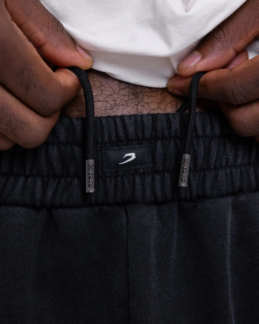 Sparring Club Sweat Shorts - Washed Black - Image 7