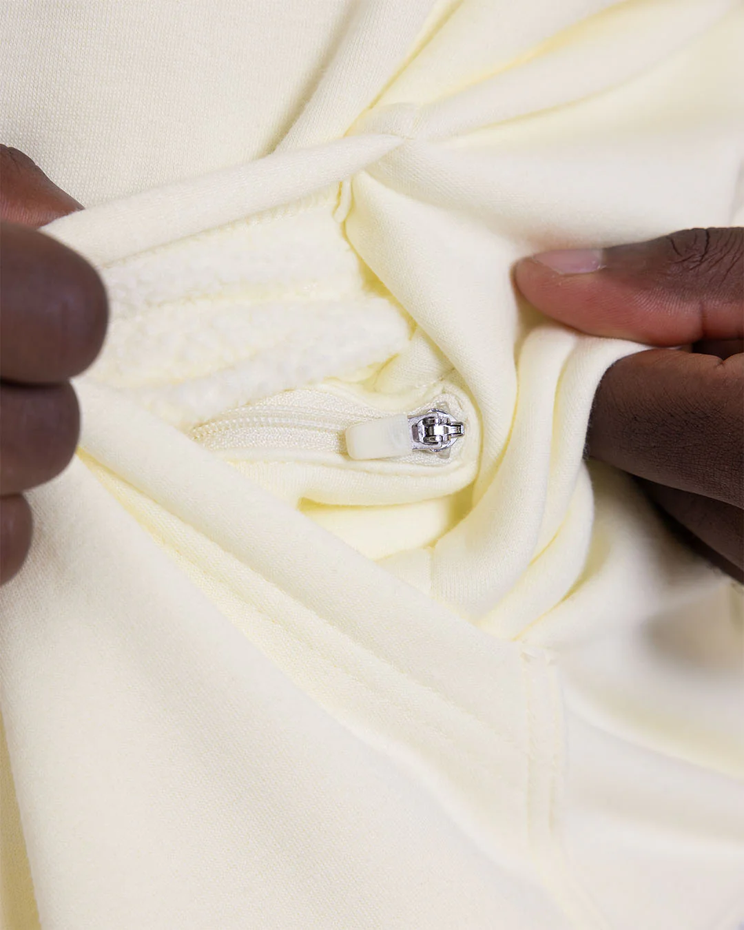 Strike Oversized Hoodie - Cream - Image 10