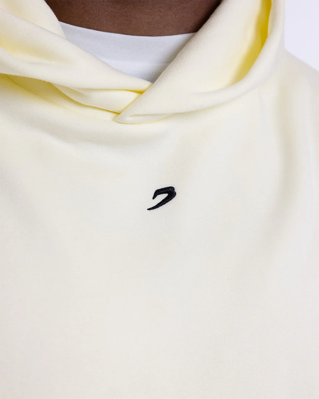 Strike Oversized Hoodie - Cream - Image 9