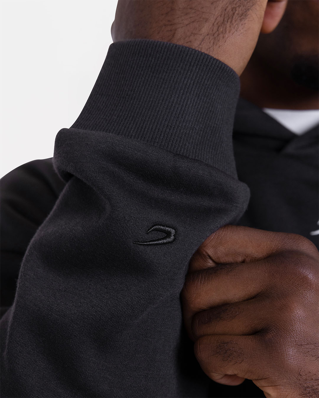 Strike Oversized Hoodie - Dark Grey - Image 6