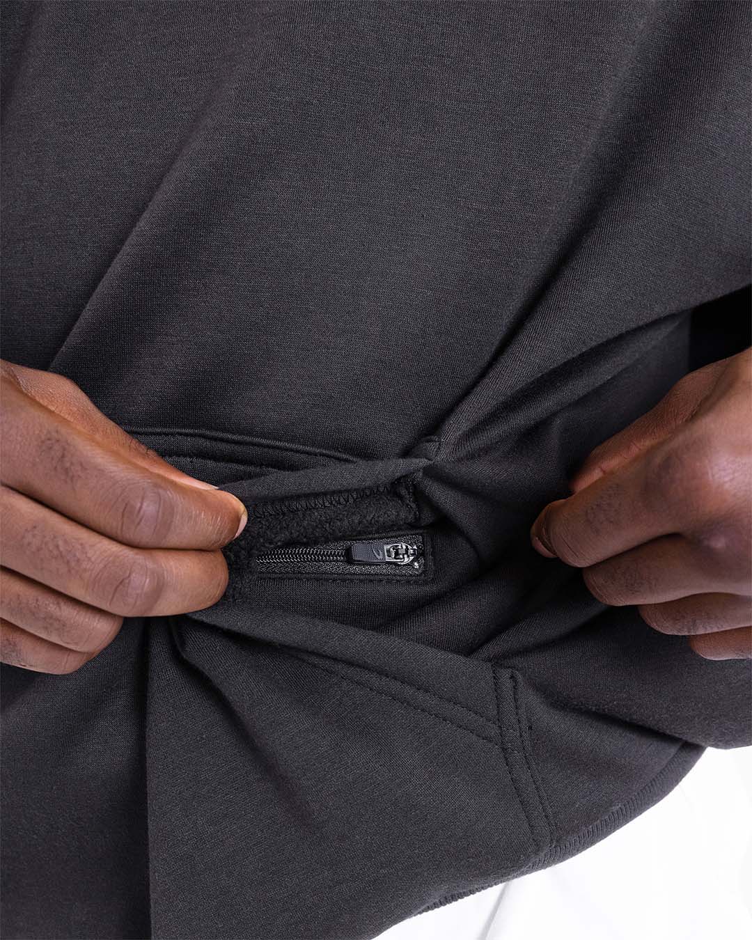 Strike Oversized Hoodie - Dark Grey - Image 9