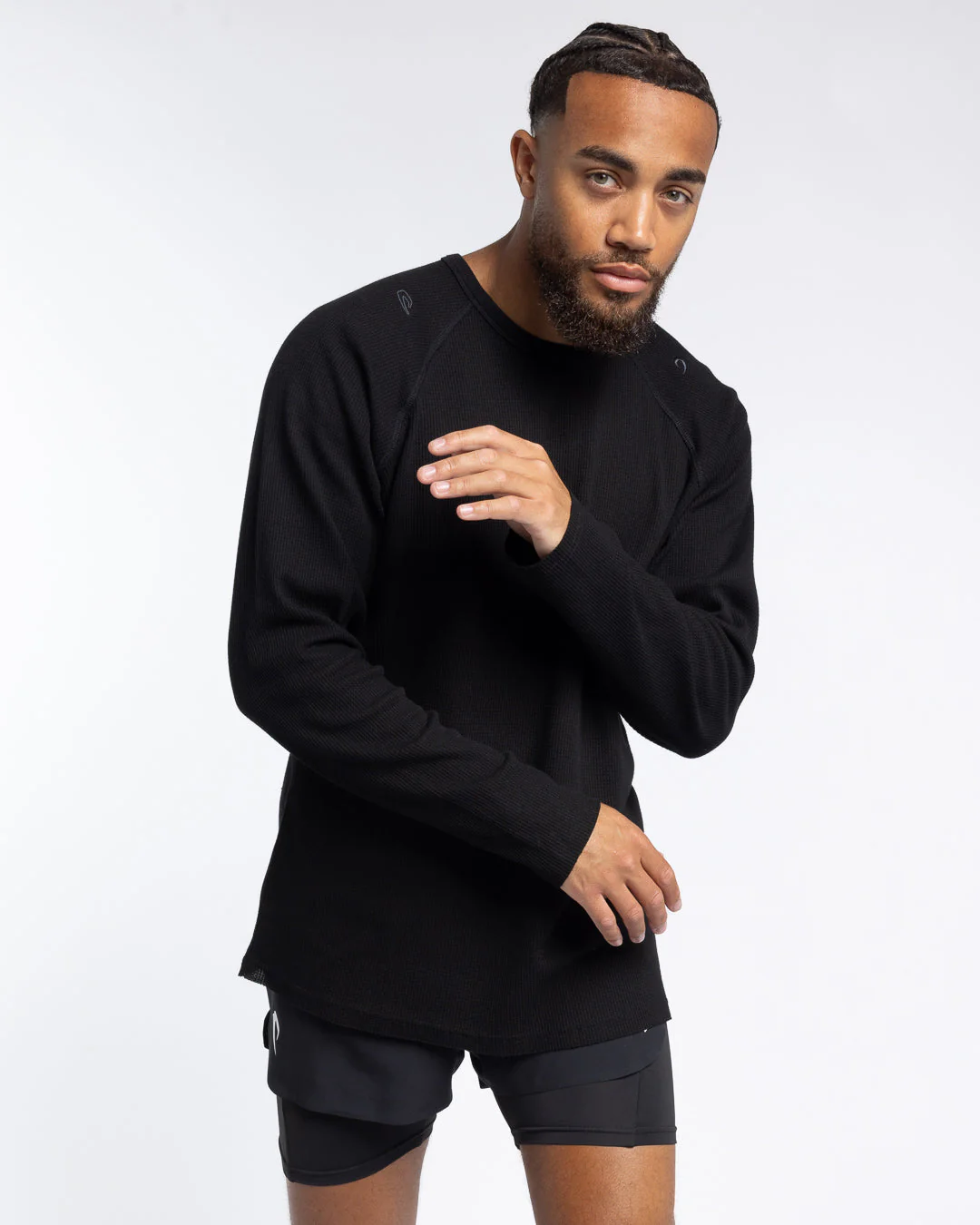 Tunero Raw Edge Crew - Black - Image 6