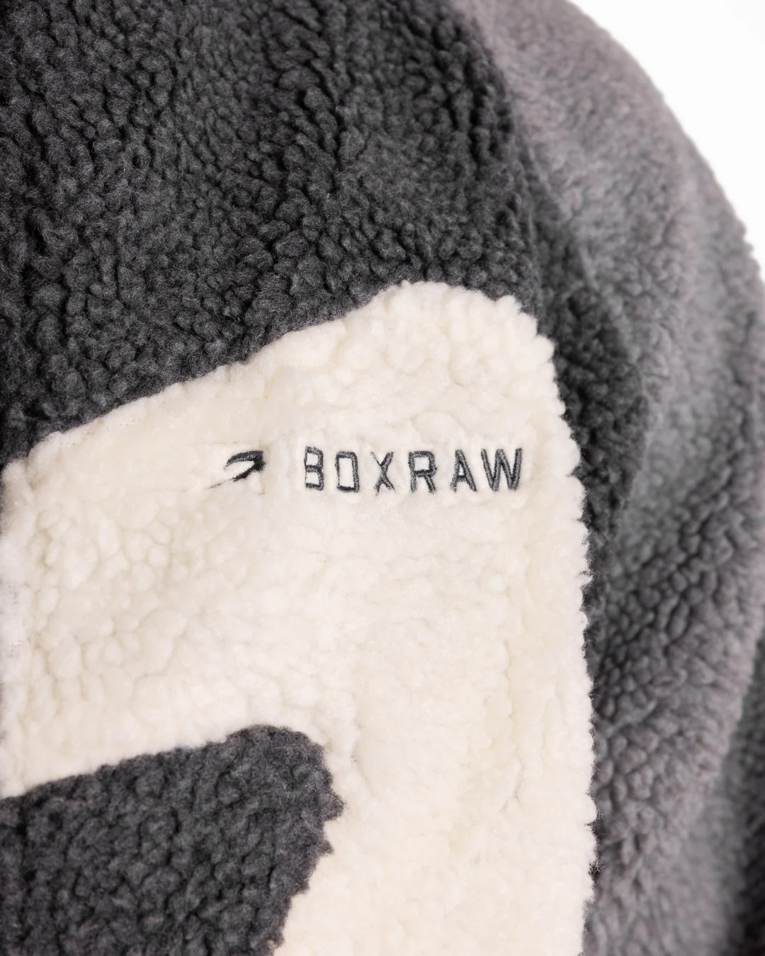 Walker Sherpa Jacket - Charcoal/Grey - Image 8