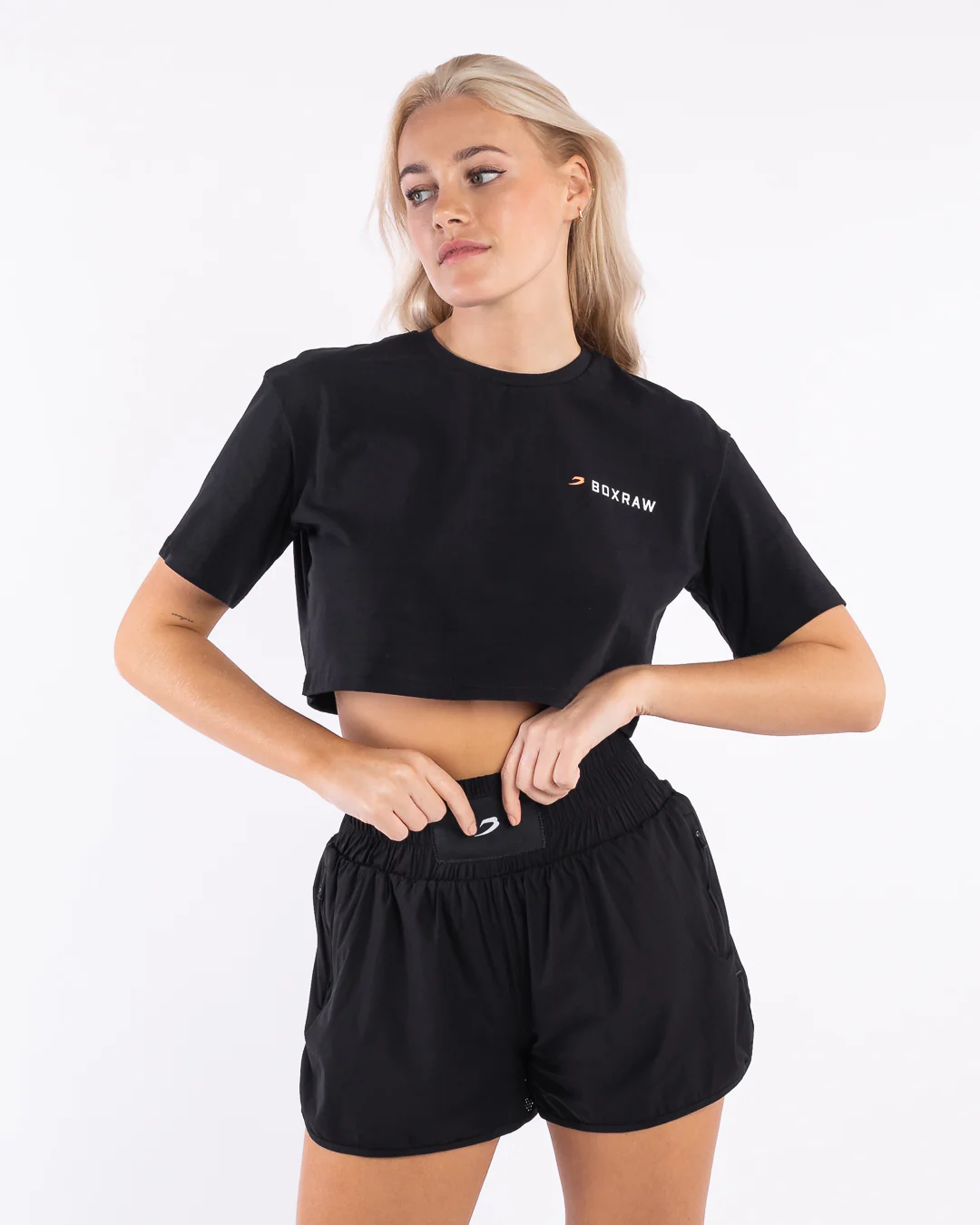 We Don't Play Boxing Crop T-Shirt - Black - Image 5