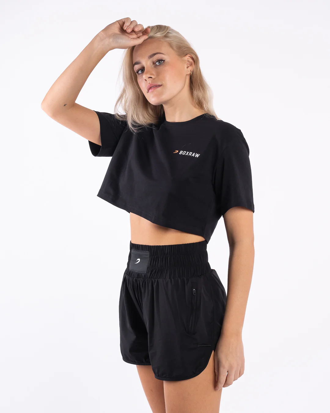 We Don't Play Boxing Crop T-Shirt - Black - Image 6