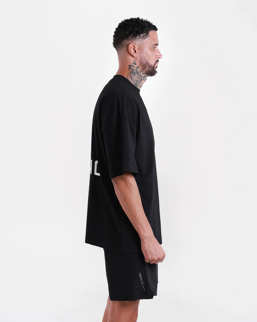 We Don't Play Boxing Oversized T-Shirt - Black/Yellow - Image 4