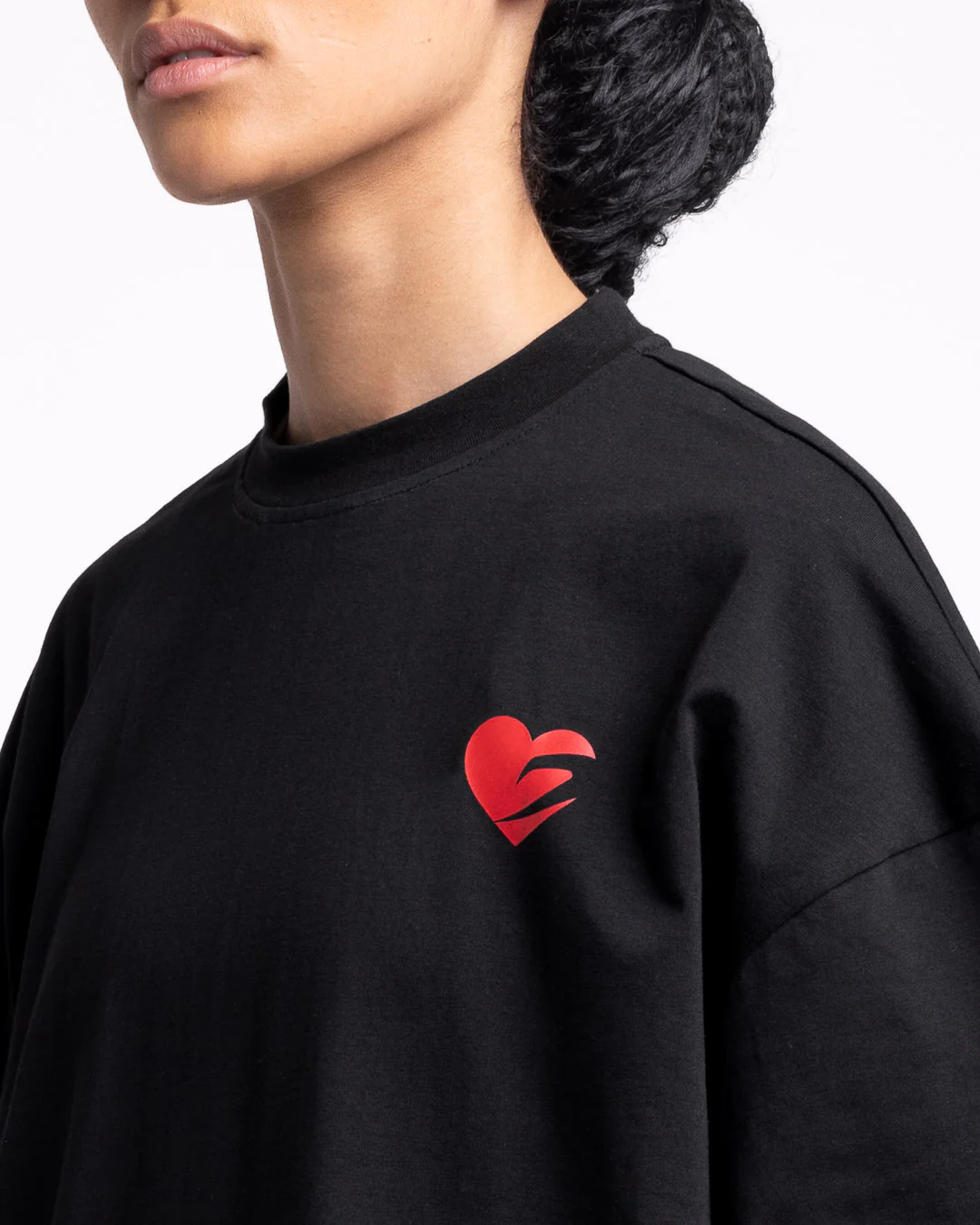 Boxing is Love Oversized T-Shirt - Black - Image 5