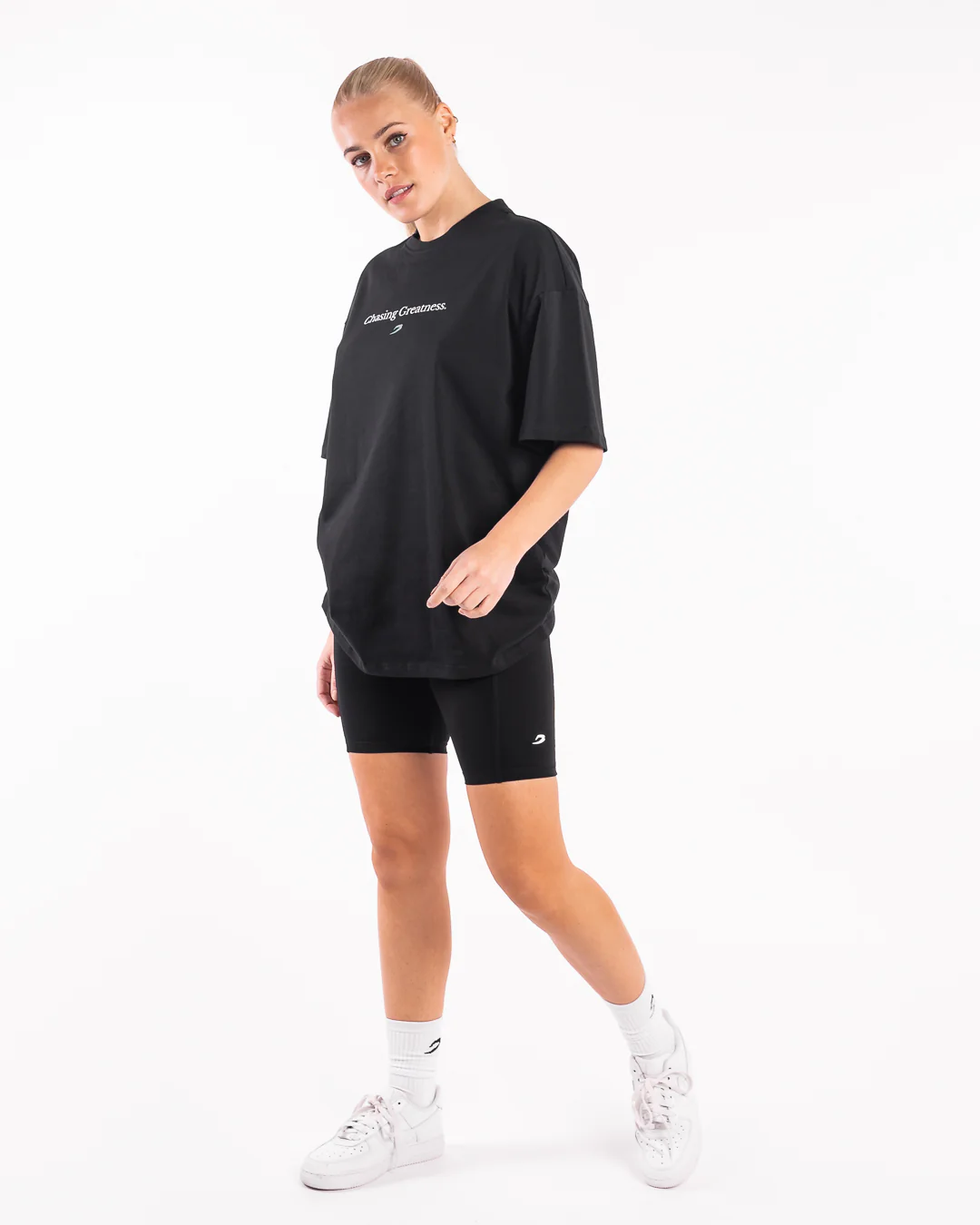 Chasing Greatness Oversized T-Shirt - Black - Image 3