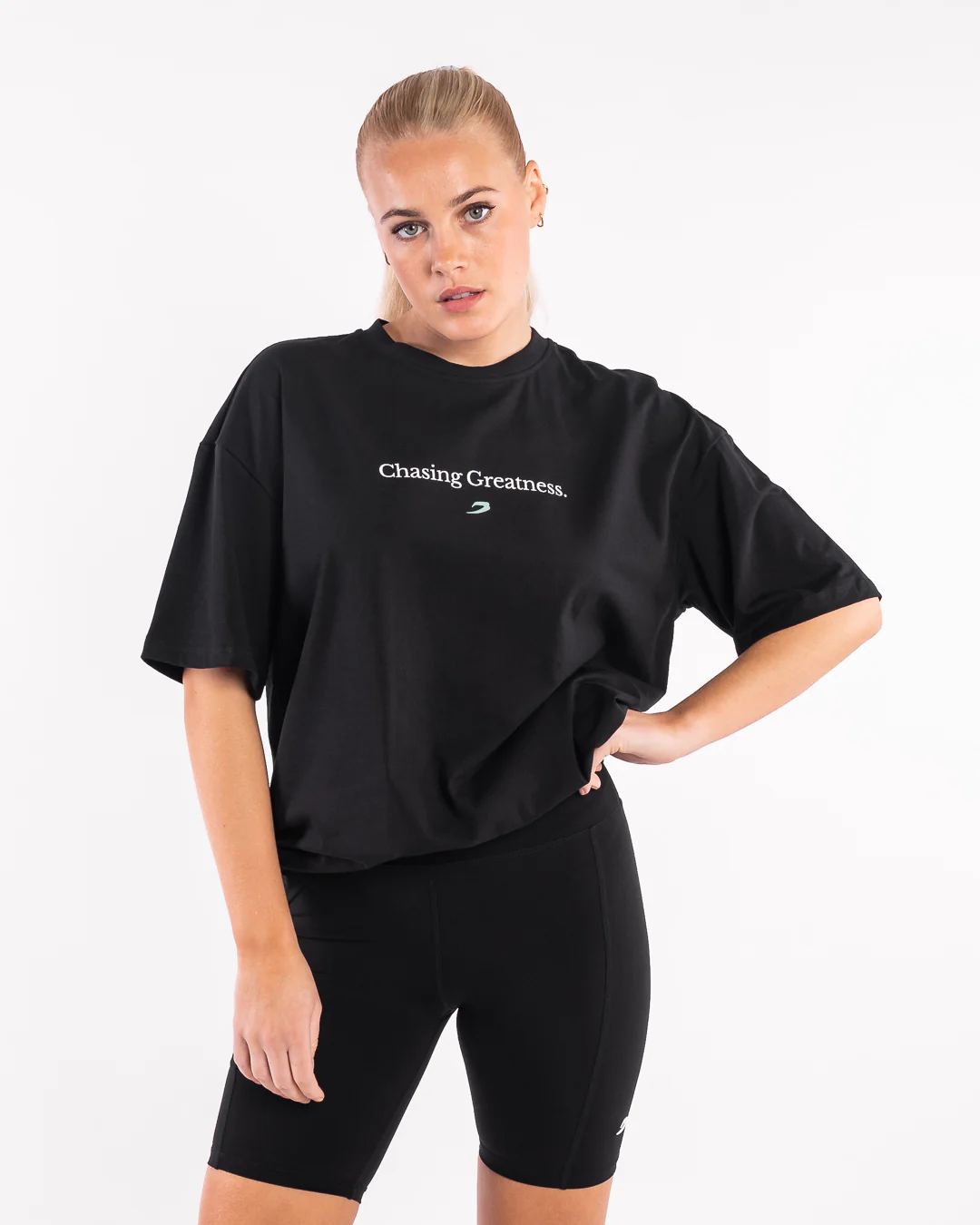 Chasing Greatness Oversized T-Shirt - Black - Image 4