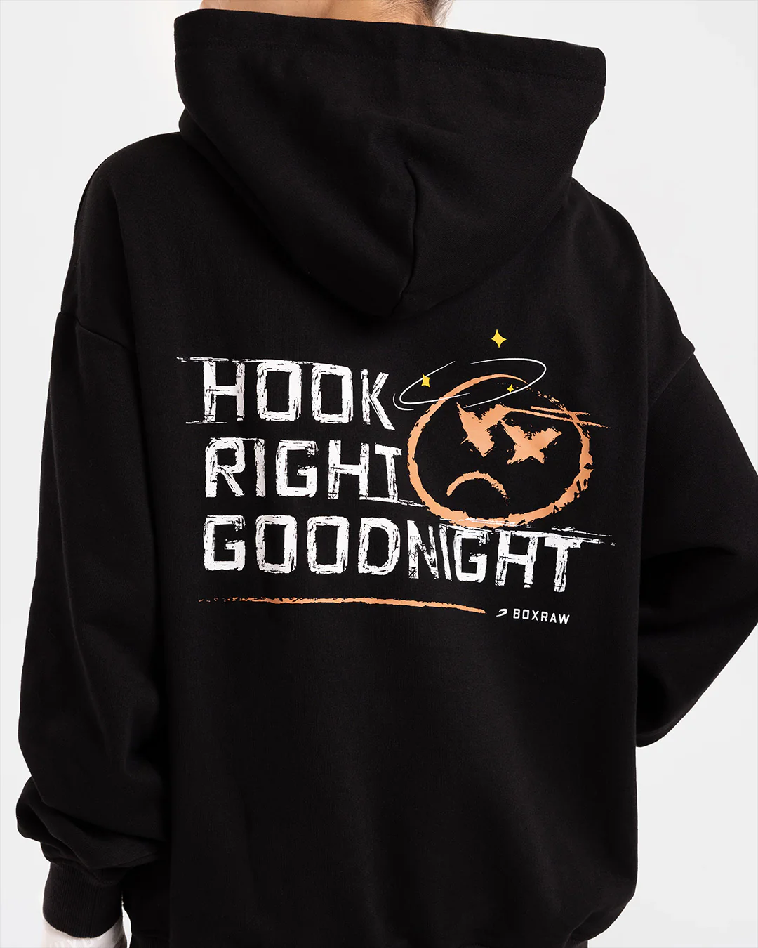 Hook Right Goodnight Oversized Hoodie - Black - Image 5