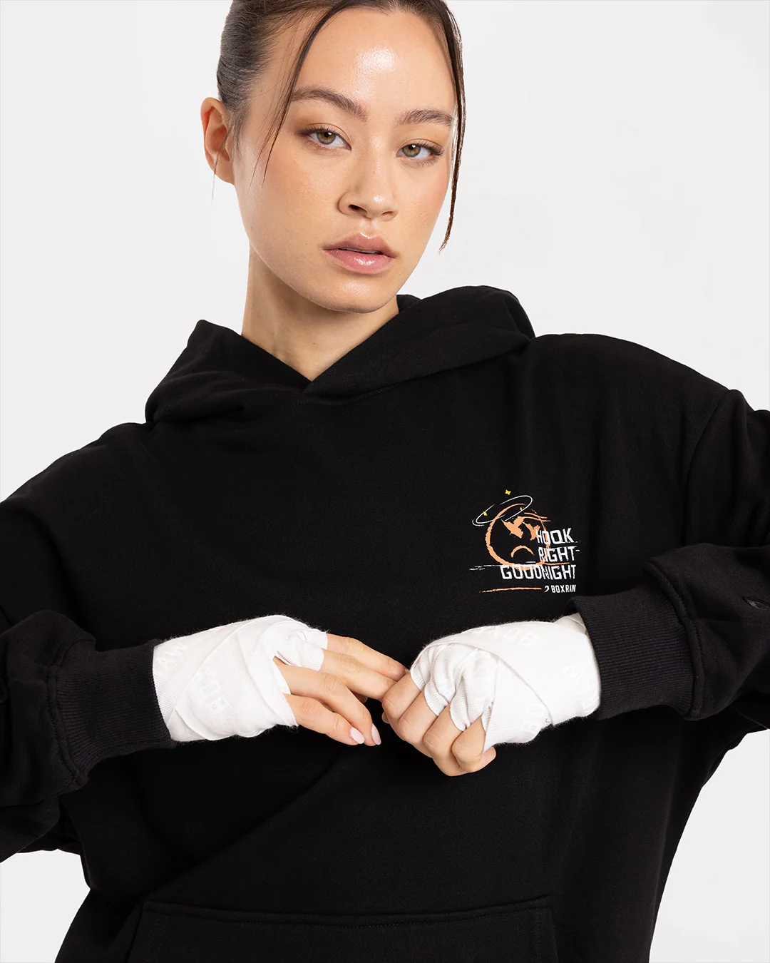 Hook Right Goodnight Oversized Hoodie - Black - Image 7