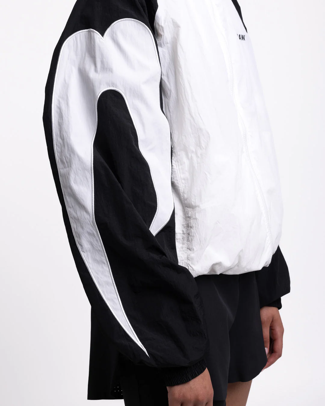 Tunero Track Jacket - White/Black - Image 10