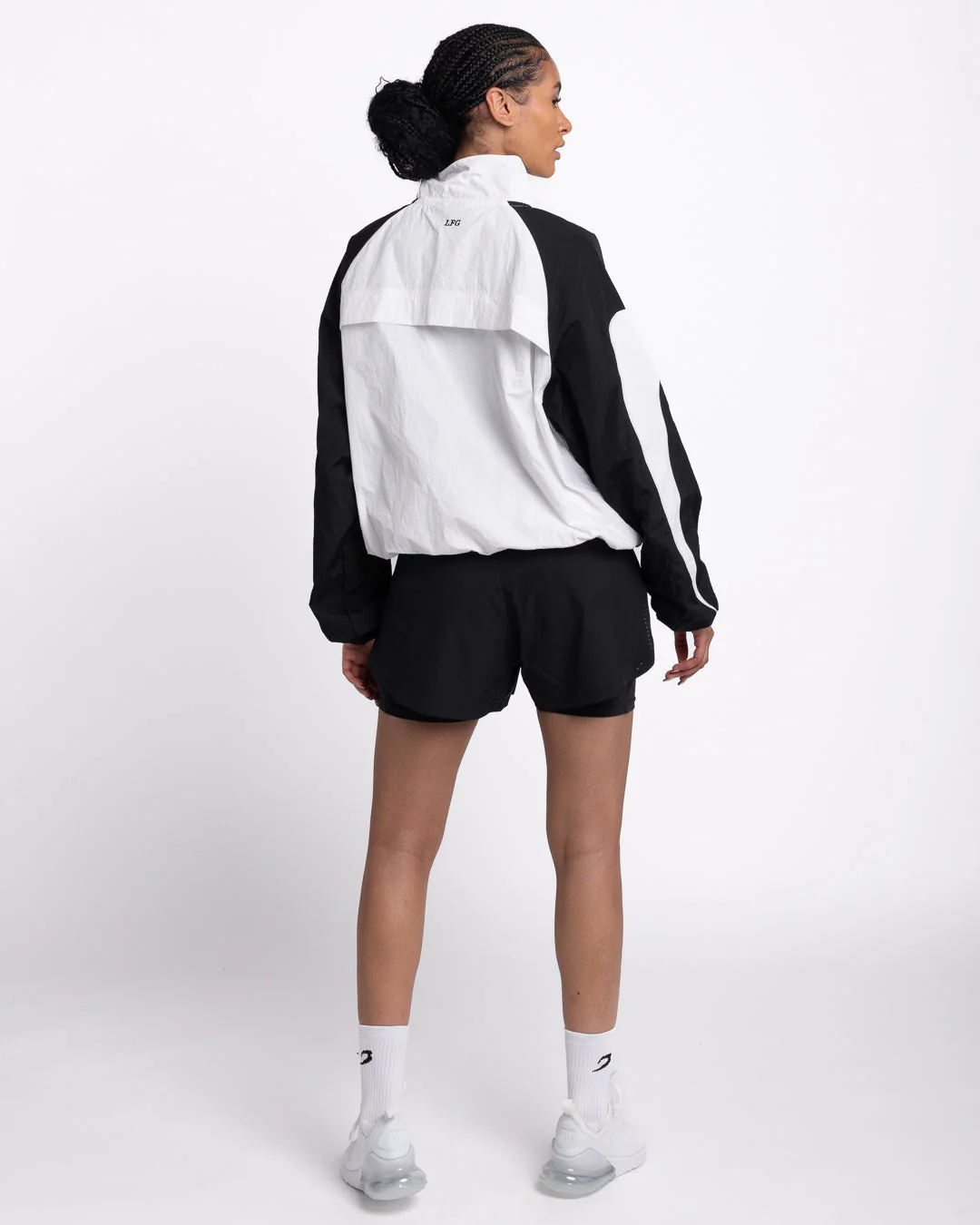 Tunero Track Jacket - White/Black - Image 3