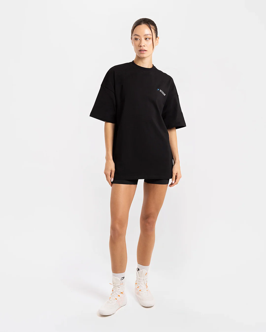 We Don't Play Boxing Oversized T-Shirt - Black/Blue - Image 6